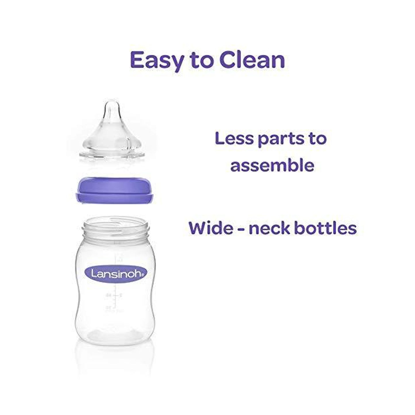 BOTTLE, BABY FEEDING LANSINOH 8OZ (4/CS)