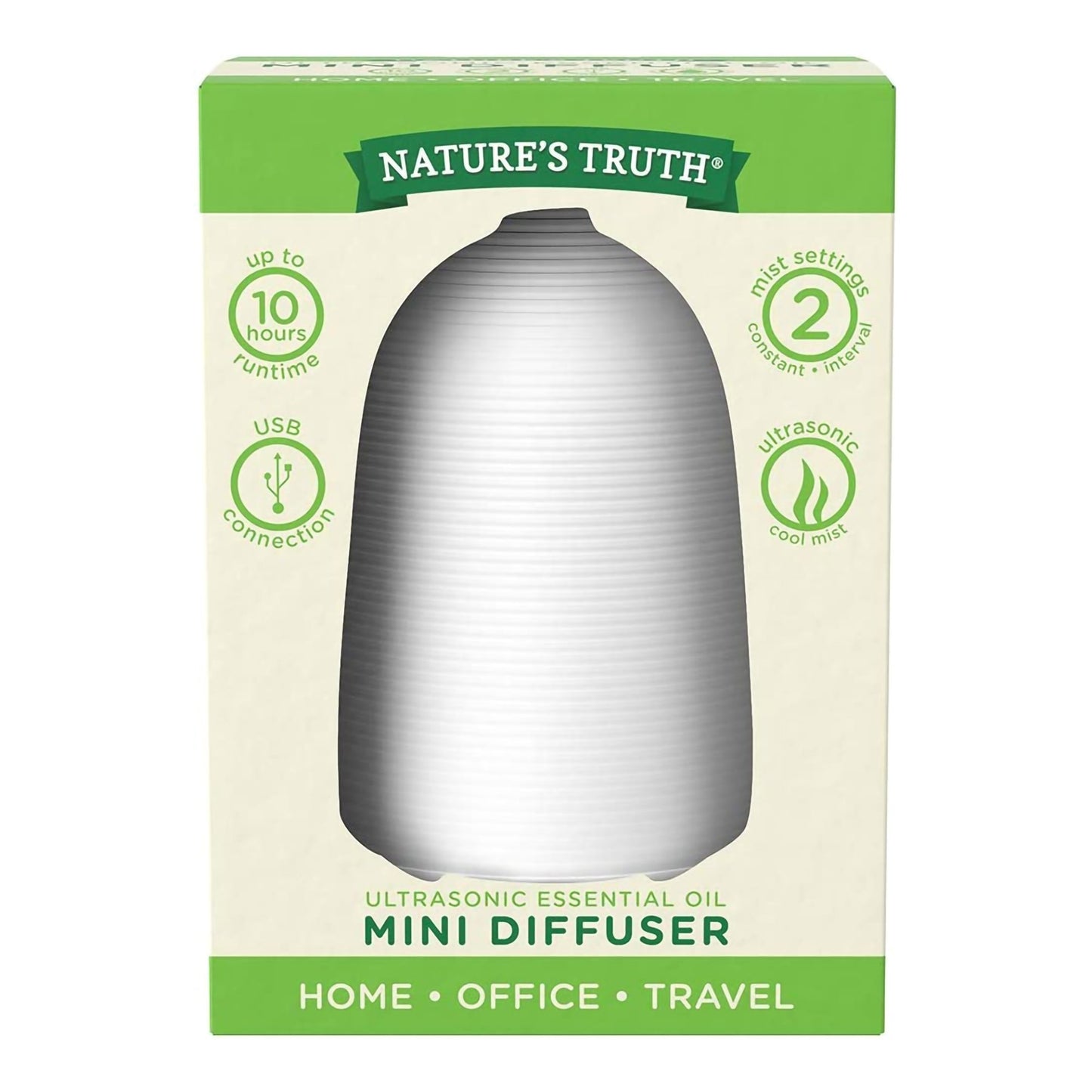 NATURES TRUTH, OIL ESSENTIAL MINI DIFUSER