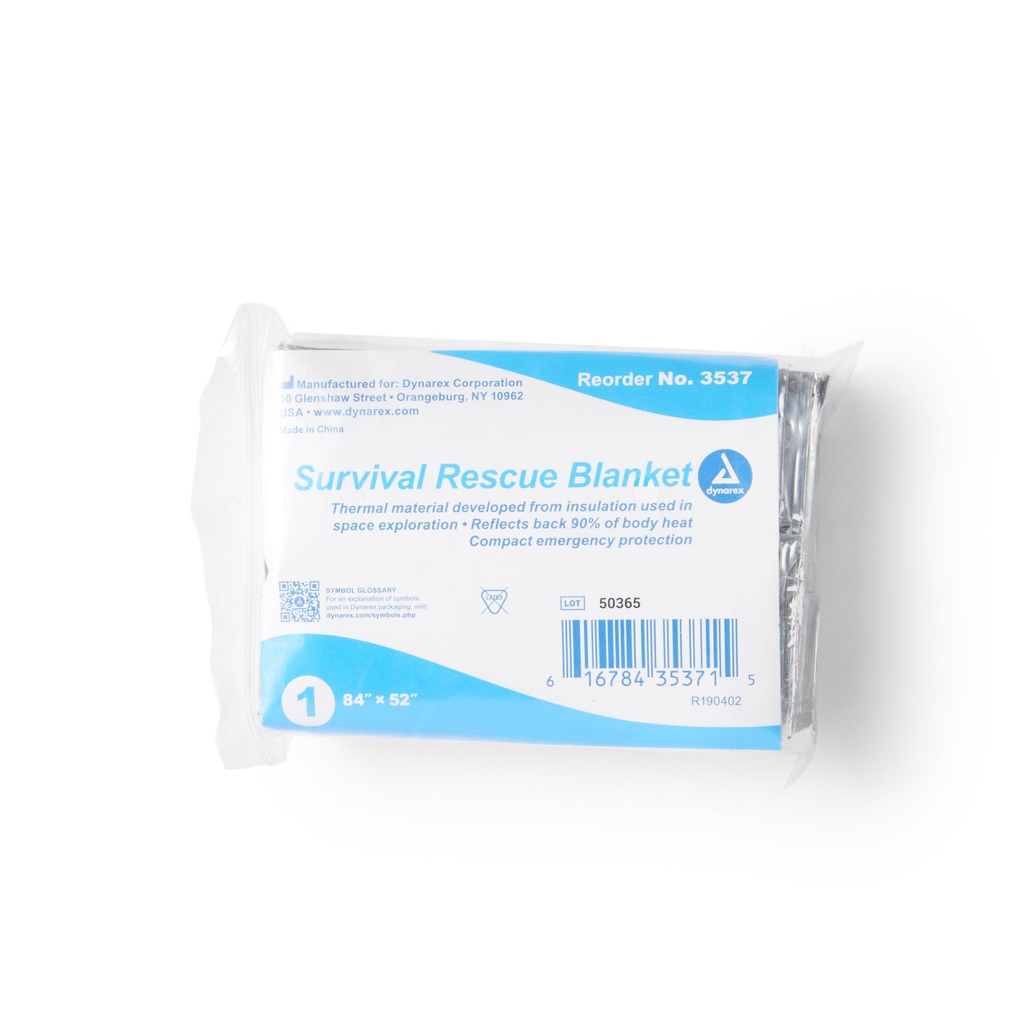 BLANKET, EMERGENCY 84"X52" SI VER (120/CS)