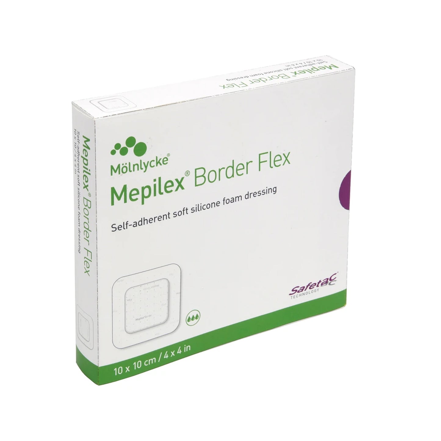 DRESSING, BORDER MEPILEX FLEX 4"X4" (5/BX 10BX/CS)