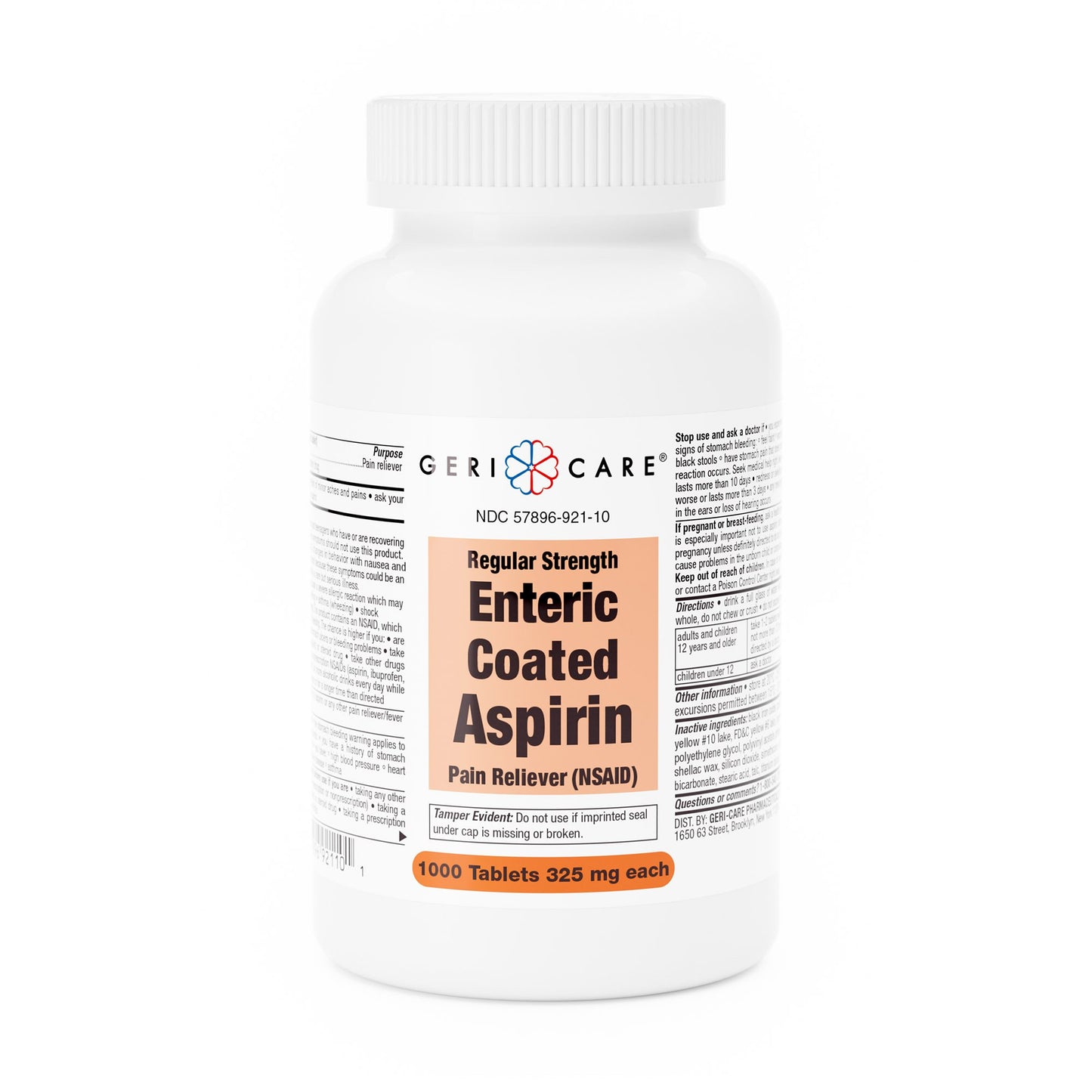 ASPIRIN, EC TAB 325MG (1000/BT12BT/CS)