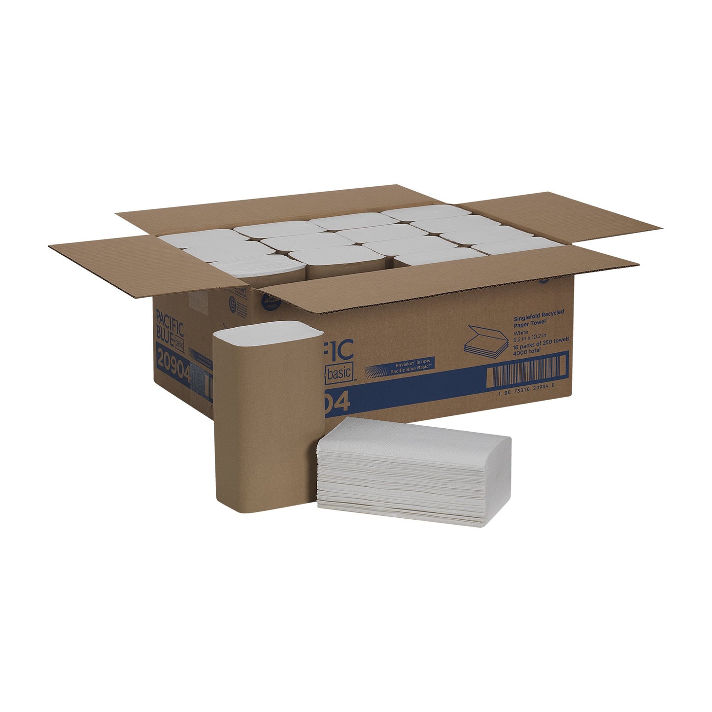 TOWEL, PAPER SNGL-FOLD WHT
