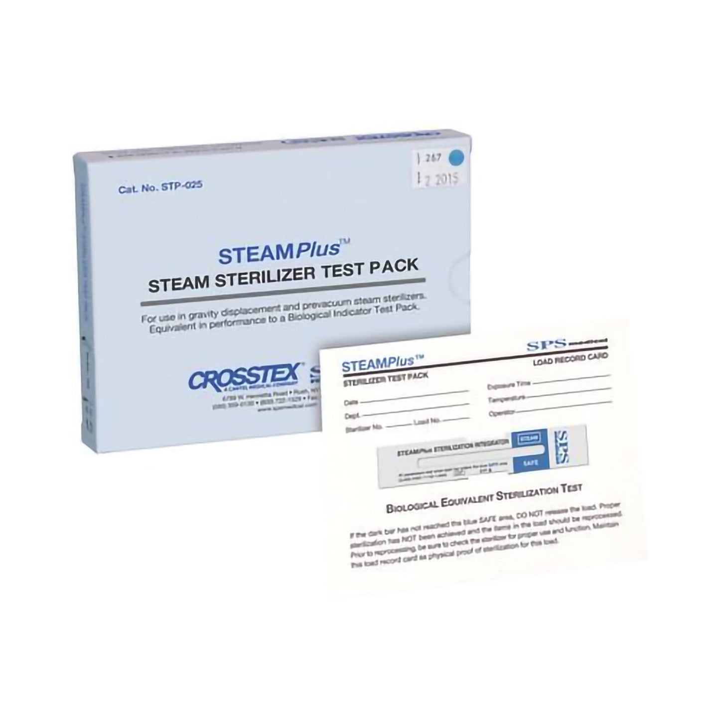 TEST PACK, STEAM PLUS STERILIZER (25/CS)