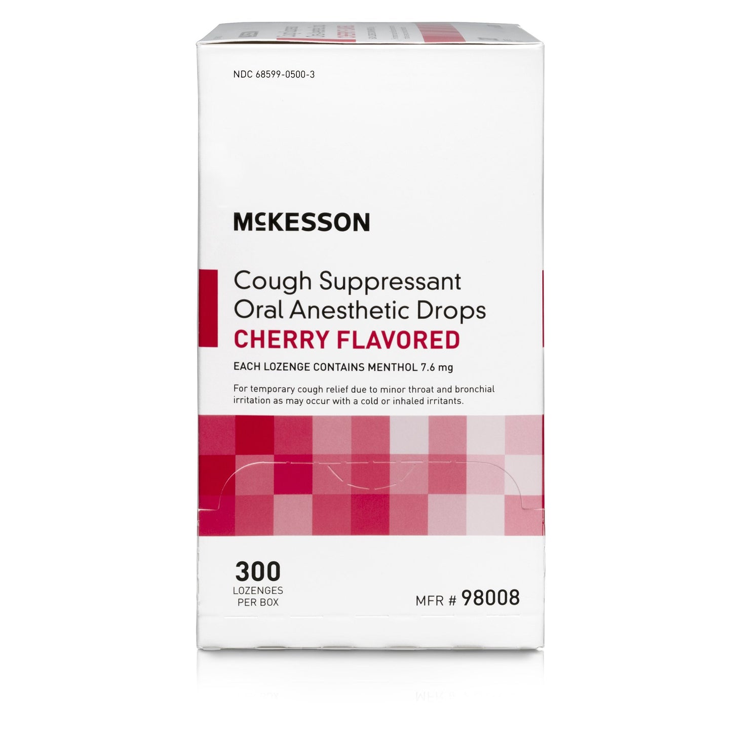 LOZENGE, COUGH SUPPRESS CHERRYMENTHOL (300/BX 12BX/CS)