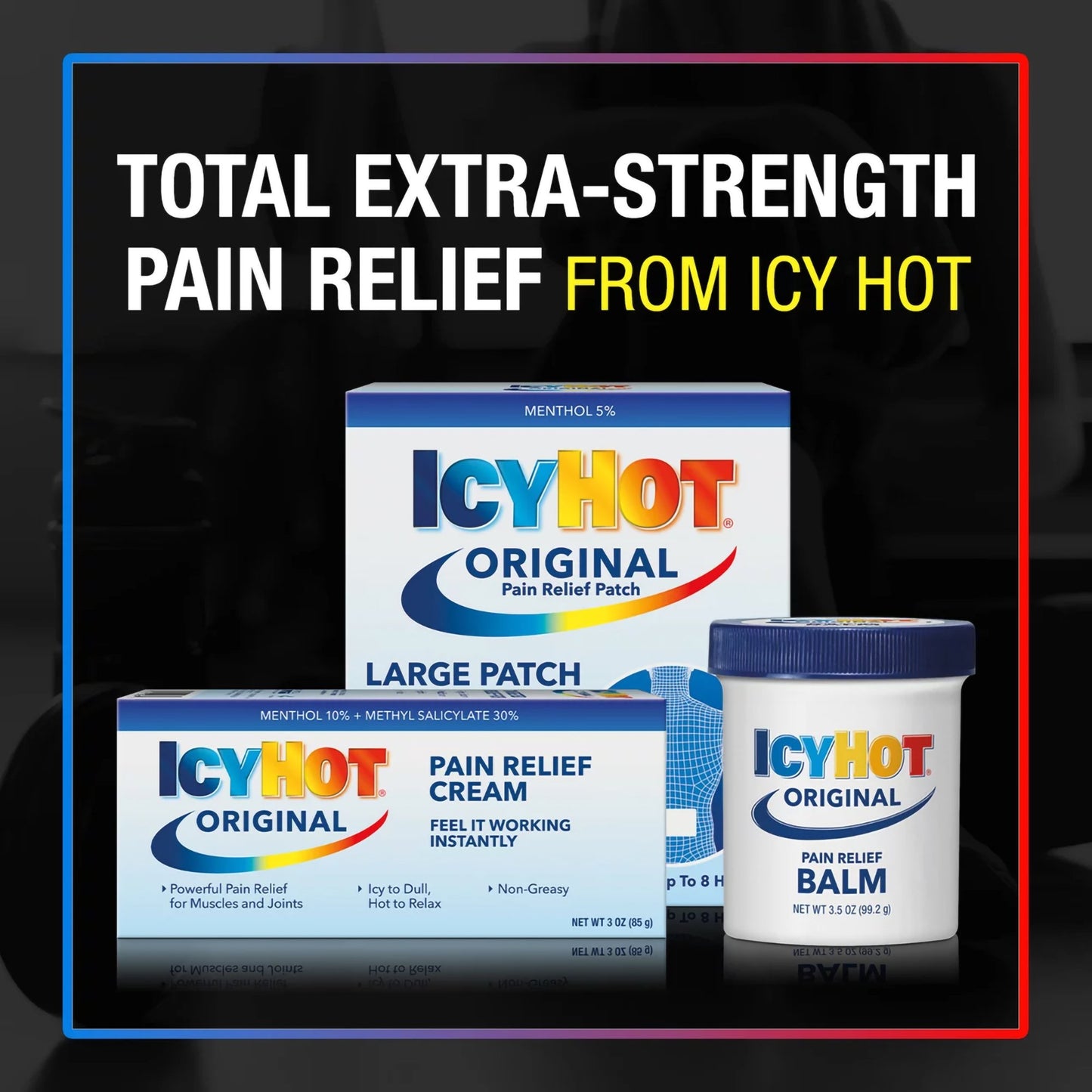 ICY HOT, CRM PAIN RELIEF 3OZ