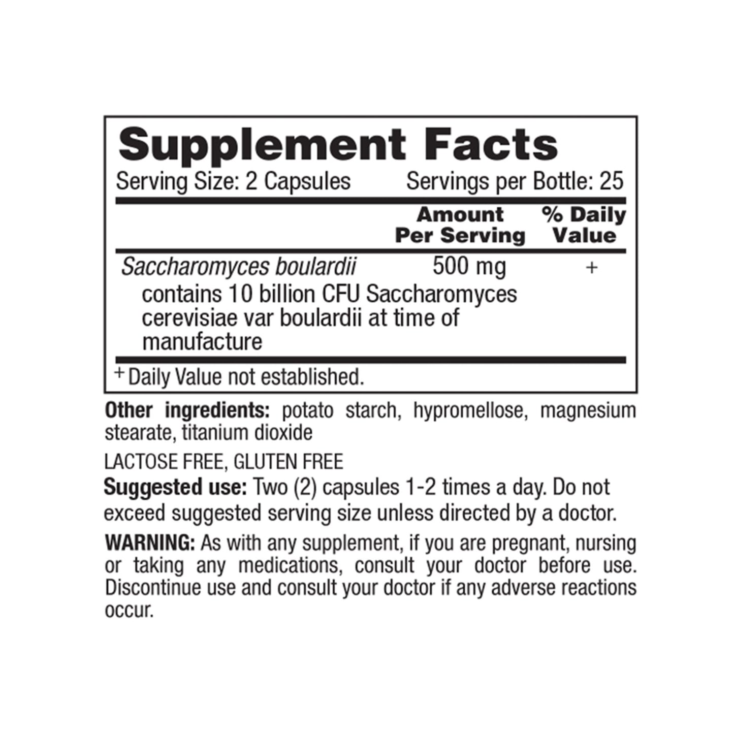 PROBIOTIC, CAP 250MG (50/BT)