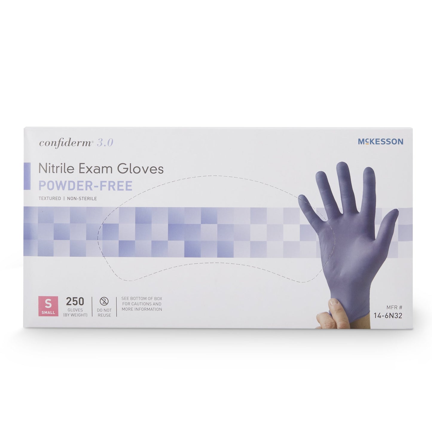 GLOVE, EXAM NTRL SM N/S 3.0 (250/BX 10BX/CS)