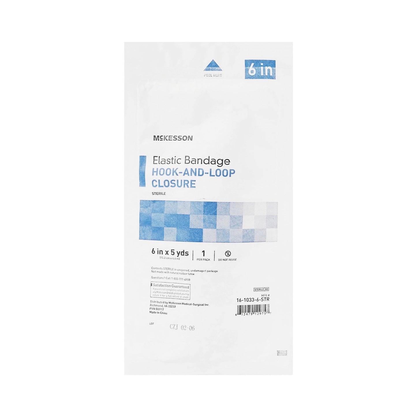 BANDAGE, ELAS SLF-CLSR PREM STR LF 6" (36/CS)