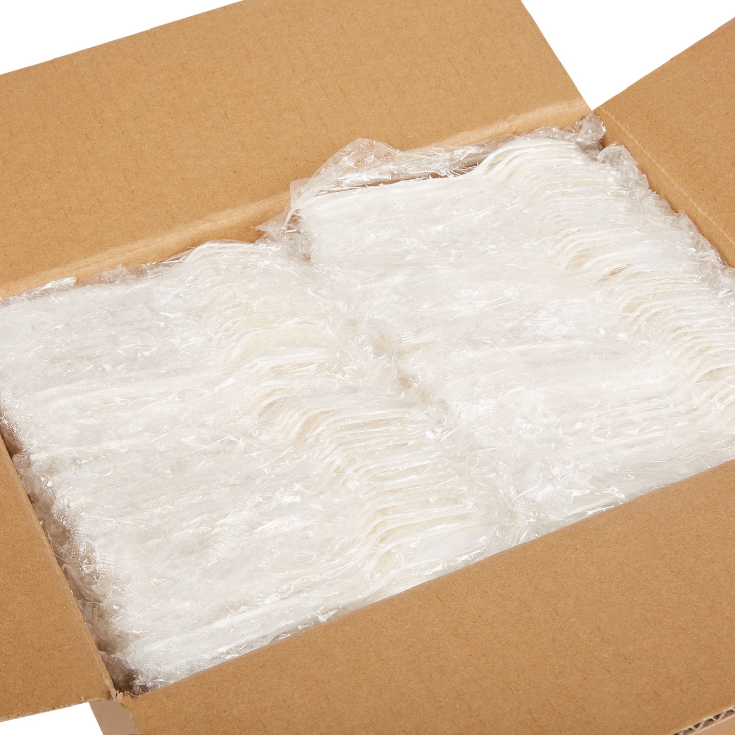 TEASPOON, PLAS INDIV WRAP WHT 5.5" (1000/CS)