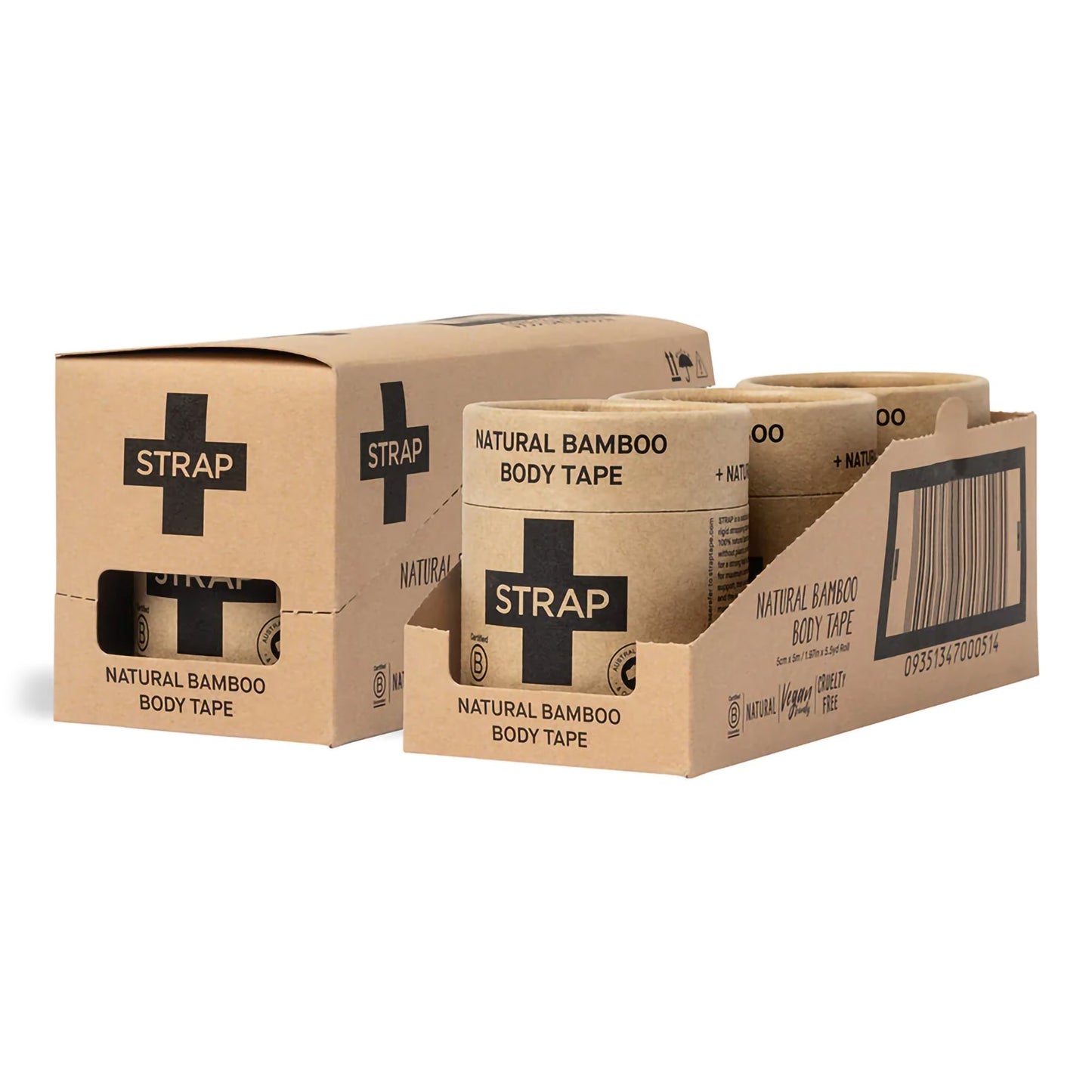 TAPE, SPORTS STRAP BAMBOO NAT 5CMX5CMX5.5YDS (1/TU 3TU/BX)