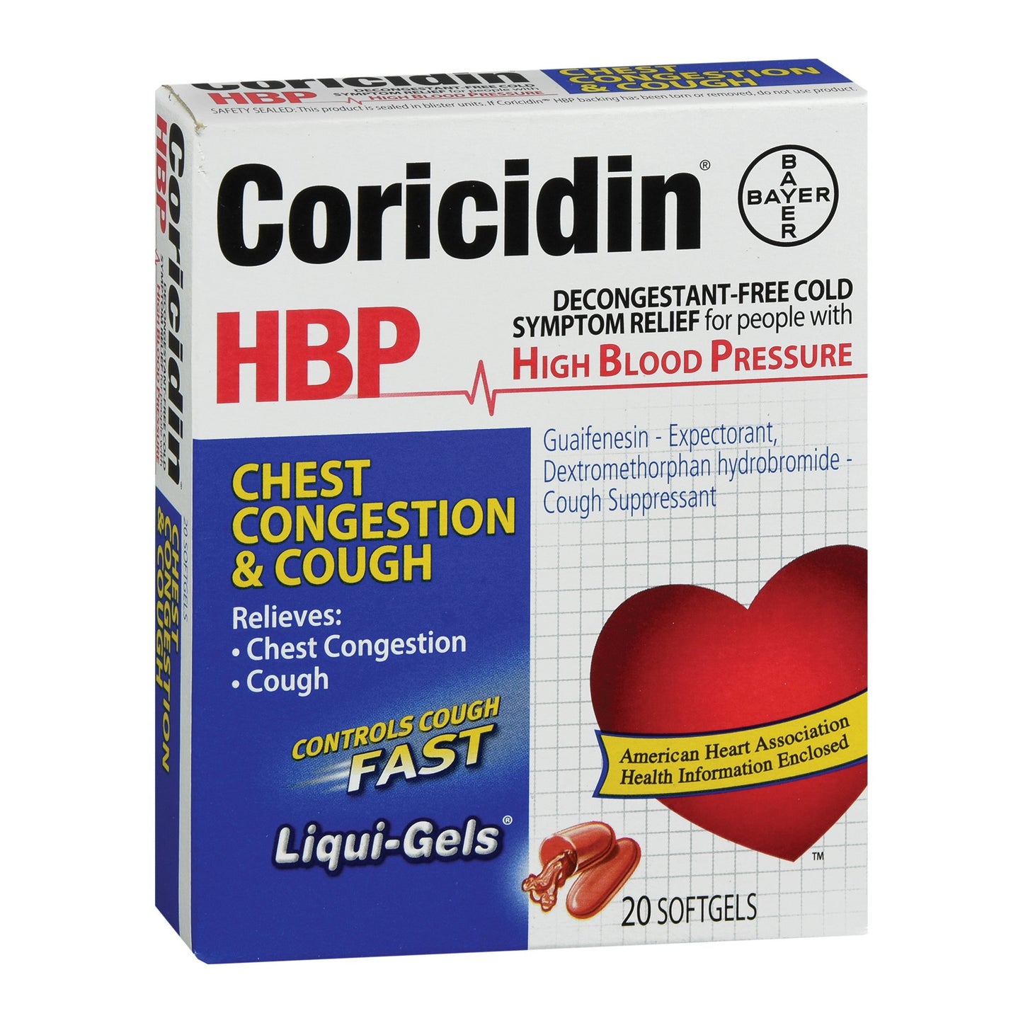 CORICIDIN HGH BP, LGEL CHEST 9SCHRN