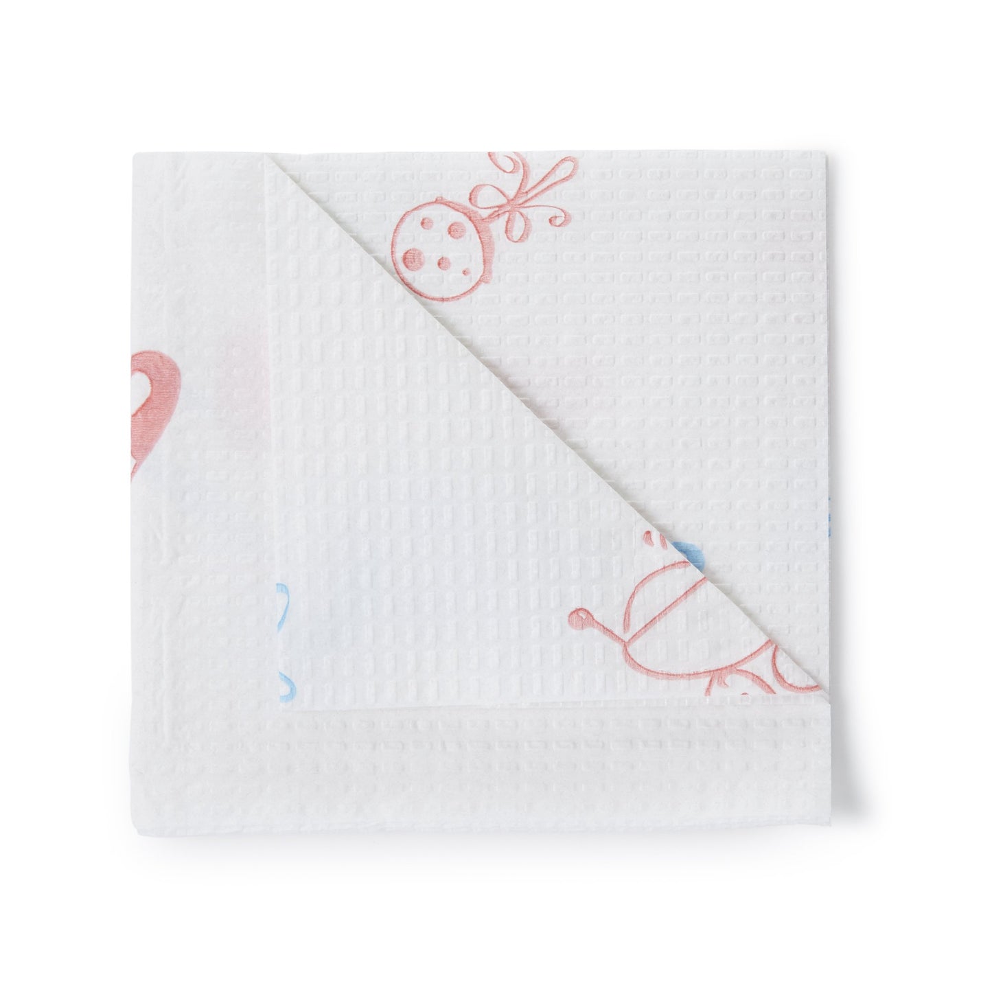 LINER, SCALE 2PLY TISS + POLY JUST FOR BABY 13X22