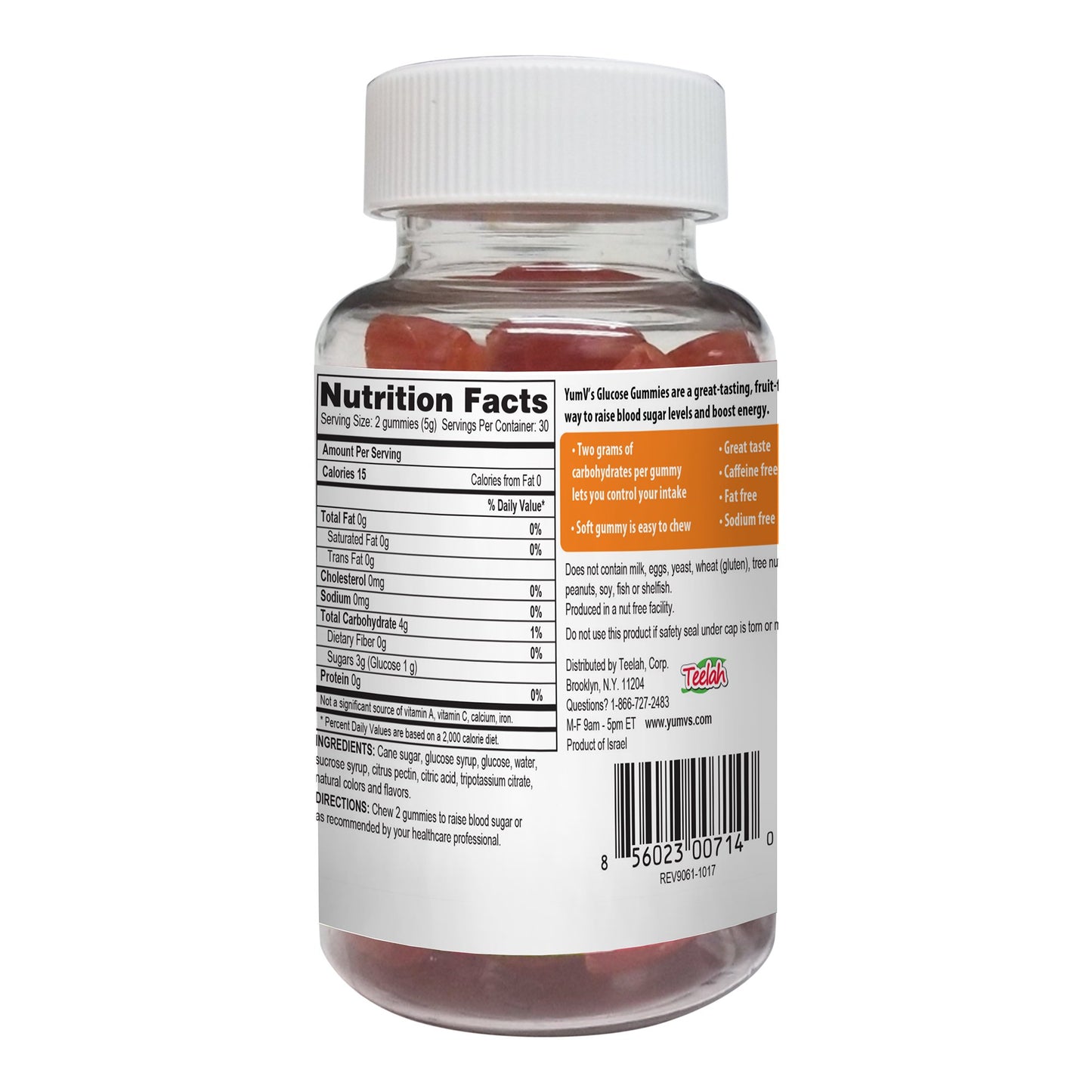 GLUCOSE, TAB CHEW GUMMIES MIXED FLAVORS (60CT/BT 12BT/CS)
