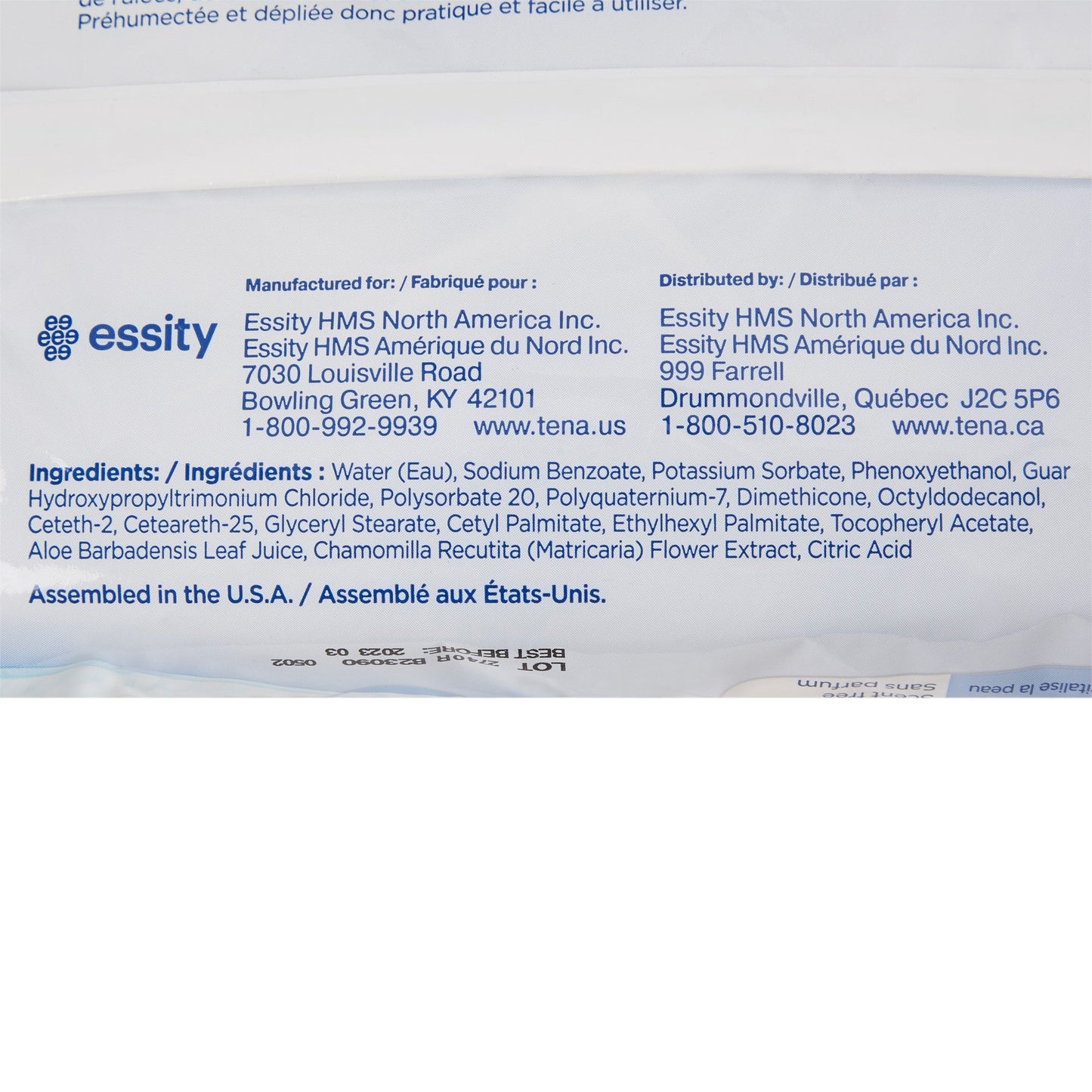 WASHCLOTH, WET ULTRA TENA UNSCNTD DISP (48/PK 12PK SCAPER