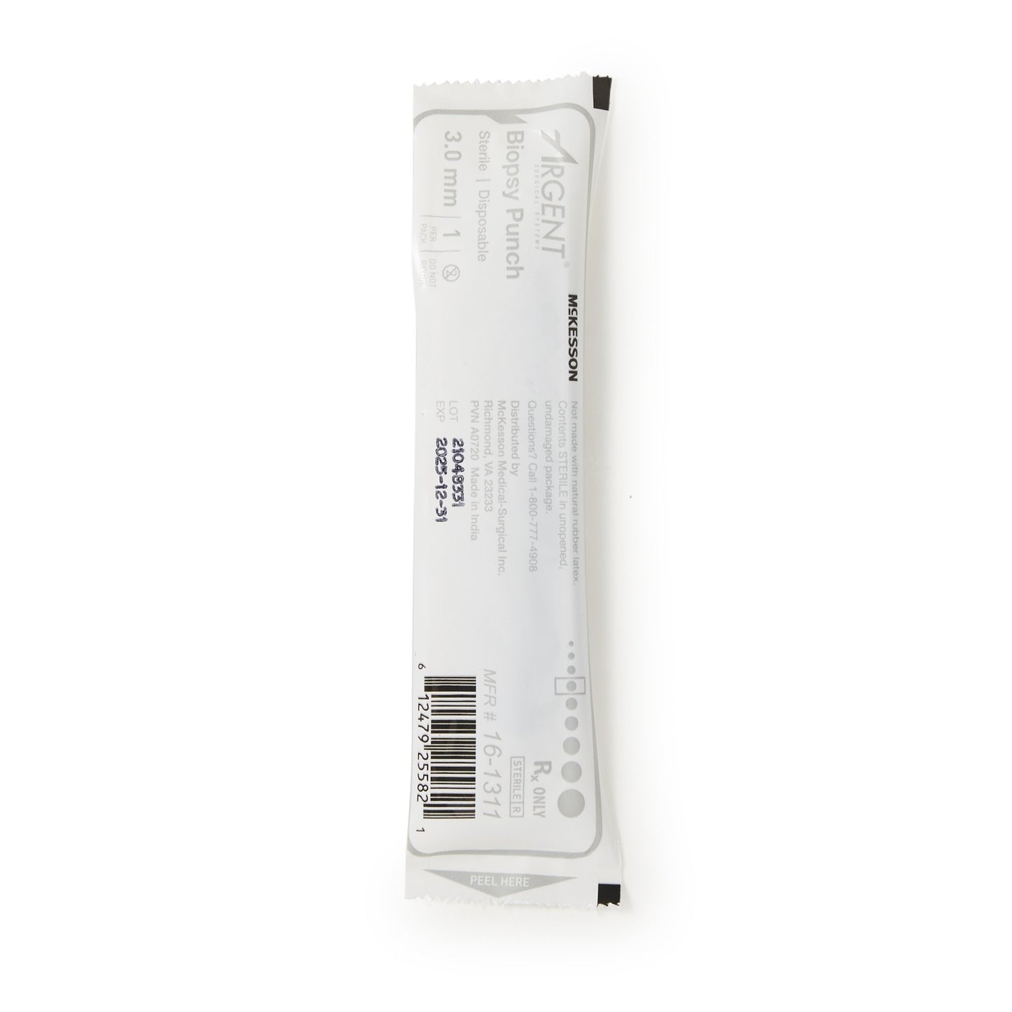PUNCH, BIOPSY DISP STR 3MM (25BX 4BX/CS)