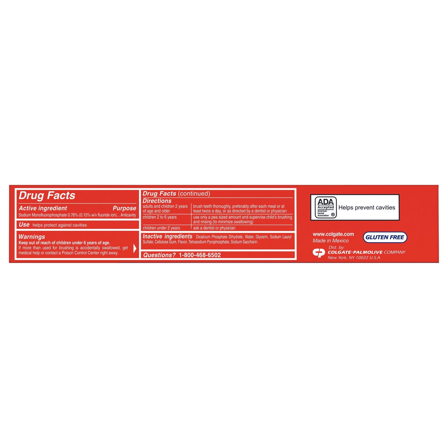 TOOTHPASTE, COLGATE 4.0OZ (24/CS)