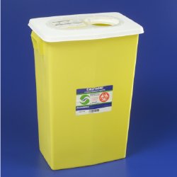 CONTAINER, SHARPS CHEMO YLW 18GL (5/CS)