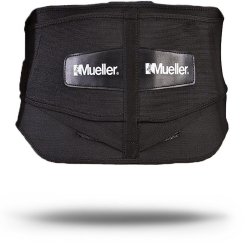 BACK BRACE, LUMBAR W/REMOVABLEPAD OSFM BLK