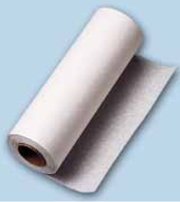 PAPER, HEADREST CHIROPRATIC CREPE WHT 8 1/2"X125' (25/