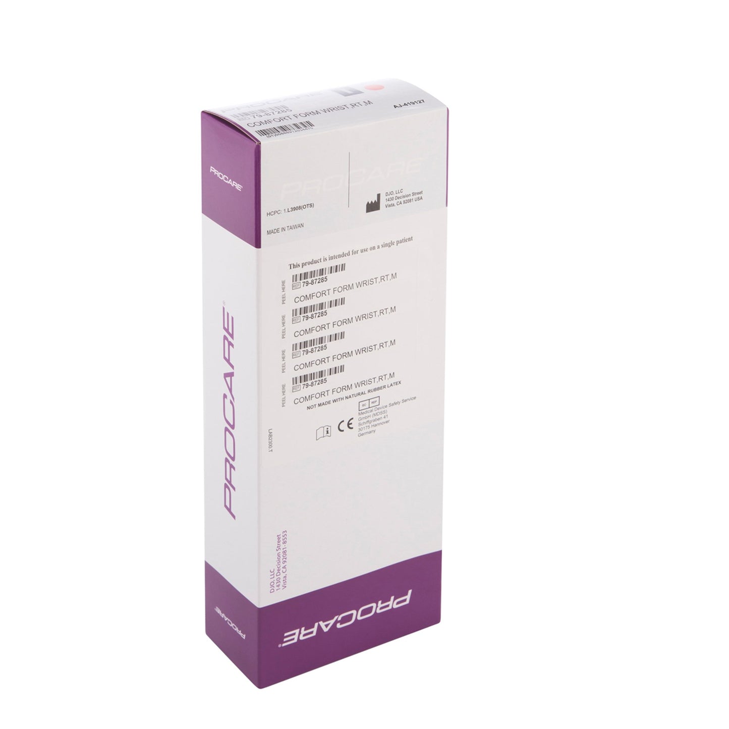 WRIST SUPPORT, COMFORT FORM RTMED