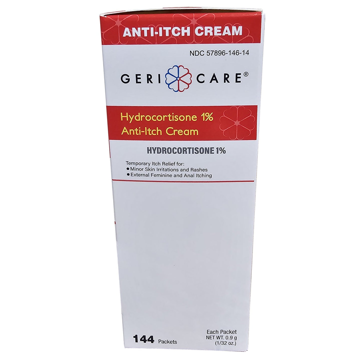 HYDROCORTISONE, CRM 1% 0.9GM (144/BX)
