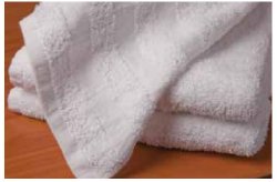 WASHCLOTH, TERRY WHT 12X12 MEIT TRIO (12/DZ)