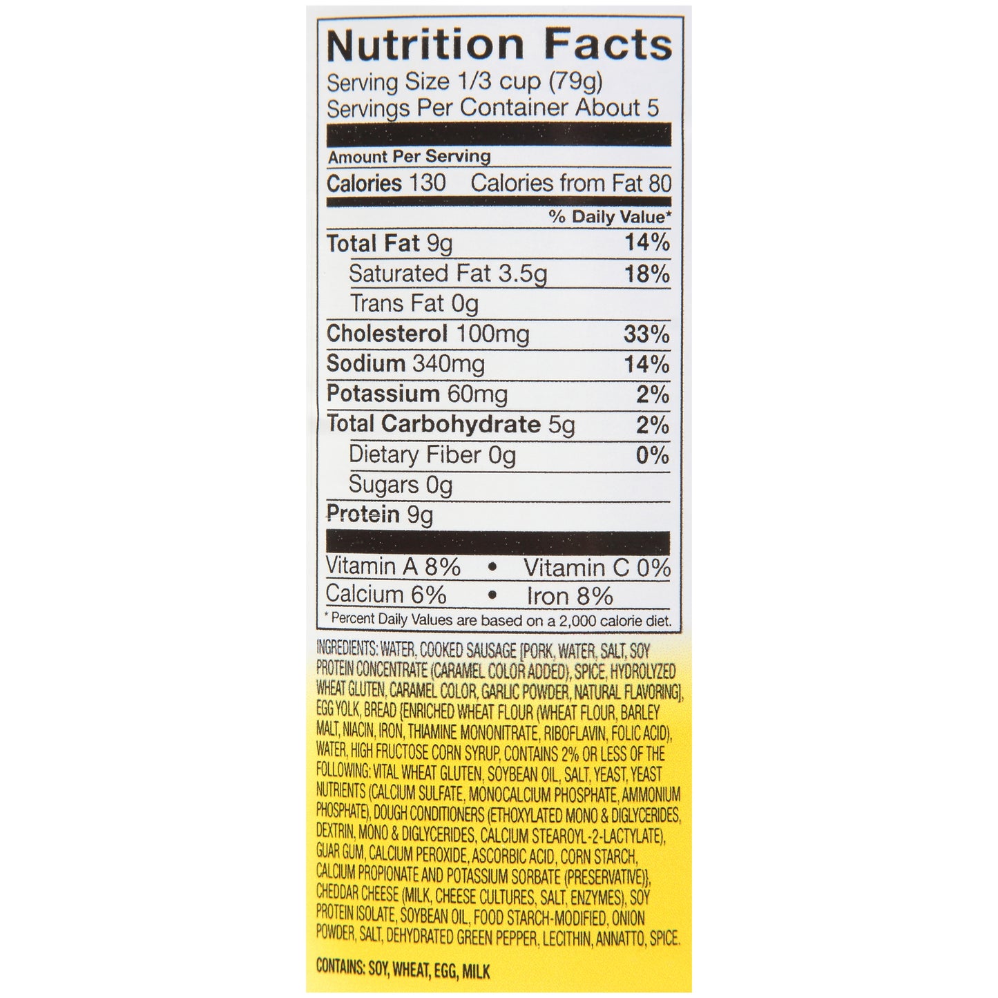 THICK-IT, PUREE OMELET WI/SAUSAGE/CHEESE 15OZ (12/CS)