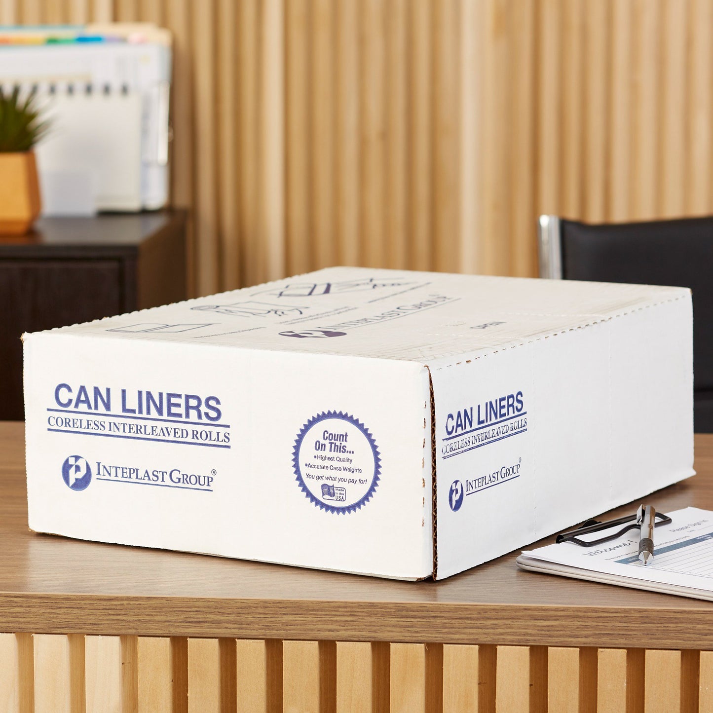 LINER, CAN CLR 16MIC 40"X48"40-45GL (250/CS)