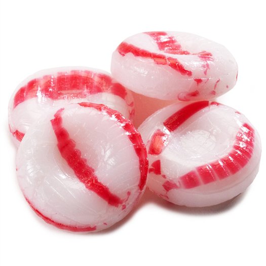 CANDY, HARD SF W/XYLITOL PEPPERMINT POP 2.5LB BG
