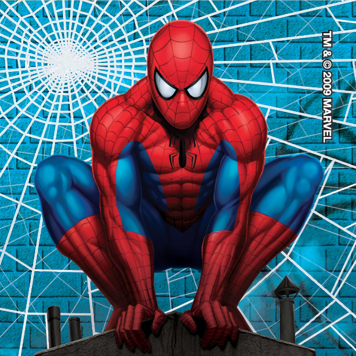 STICKER, SPIDER MAN CLASSIC 1 5/8" (100/RL)