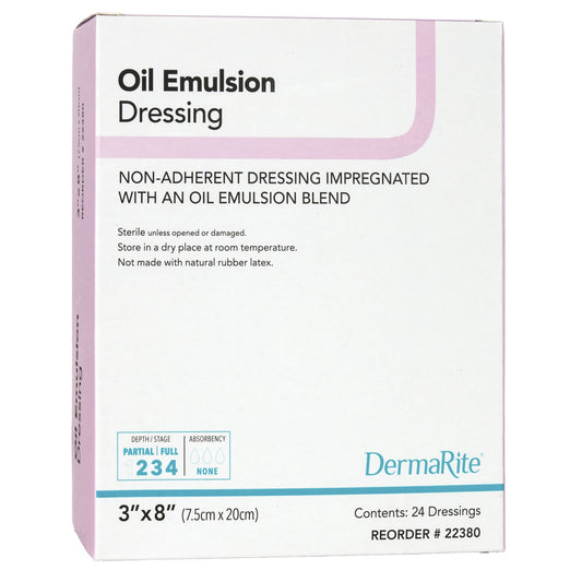 DRESSING, OIL EMULSION NON-ADHERENT 3"X8" (24/BX)
