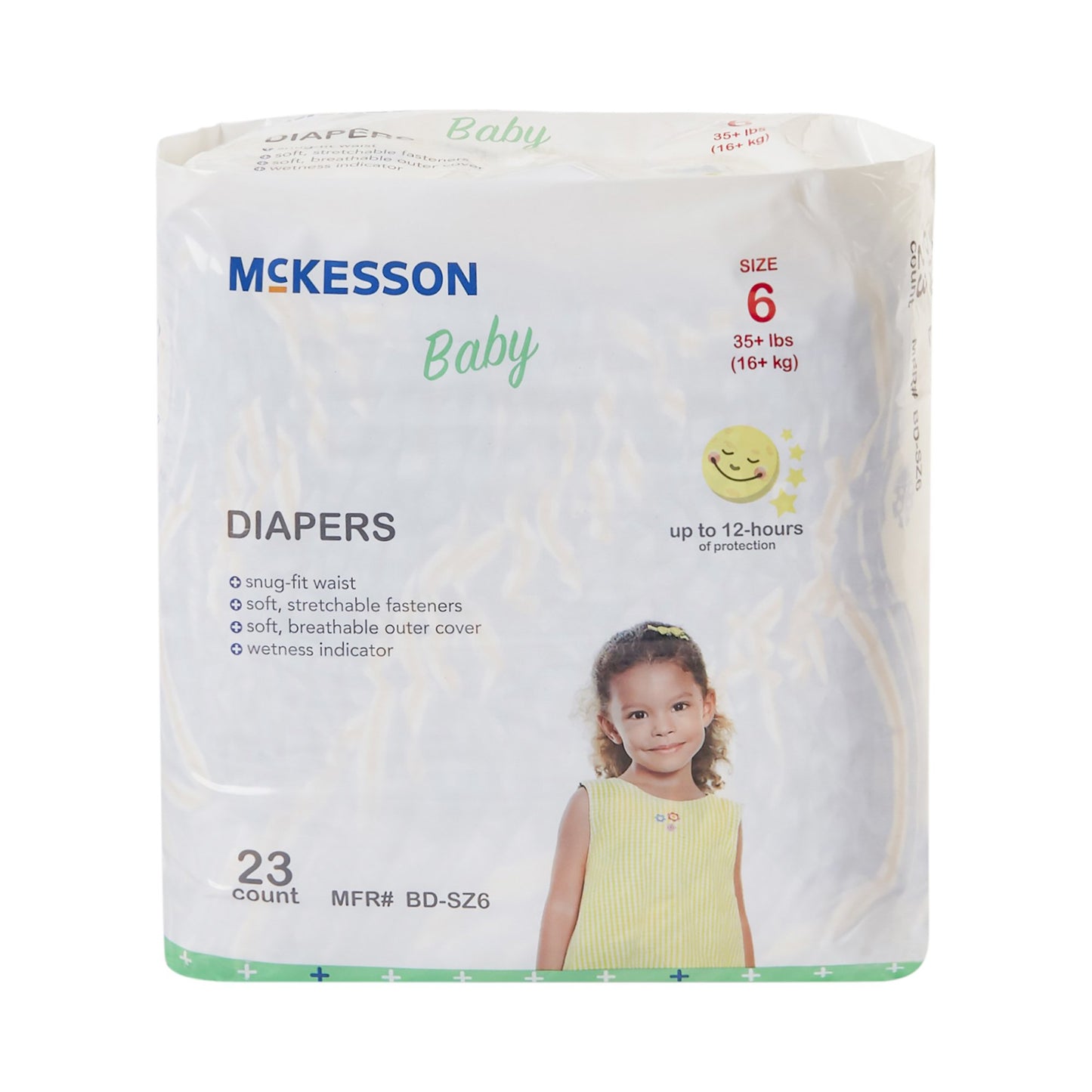 DIAPER, BABY SZ6 35+LBS (23/BG4BG/CS)