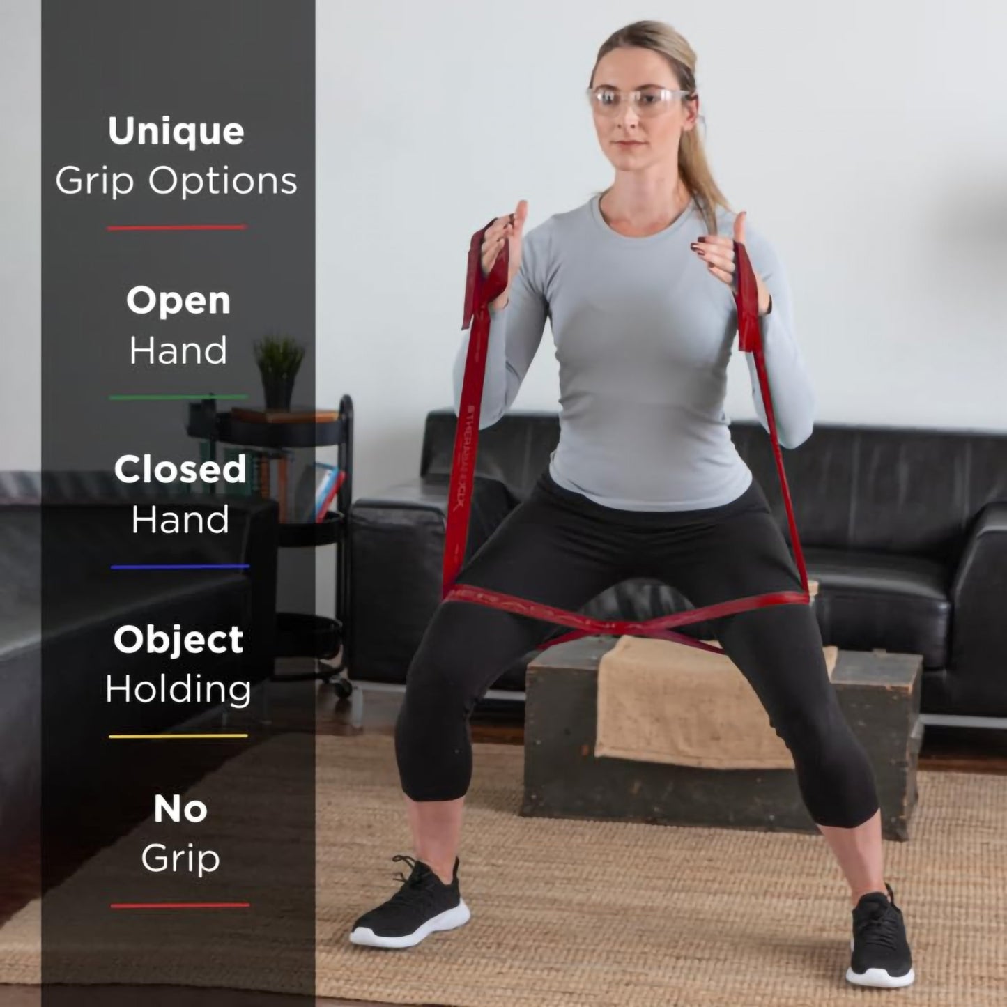 LOOP, THERABAND CLX 5' RED