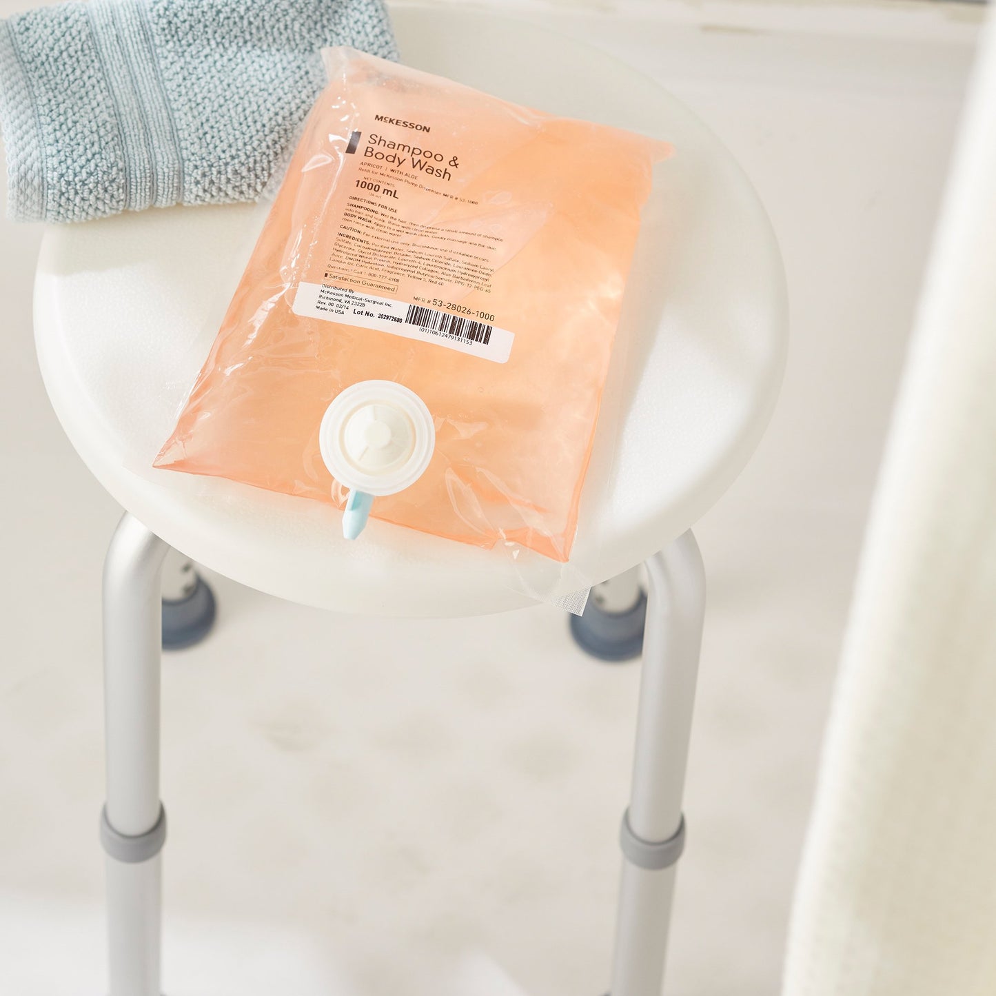 SHAMPOO, HAIR/BODY APRICOT DISC 1000ML (10/CS)