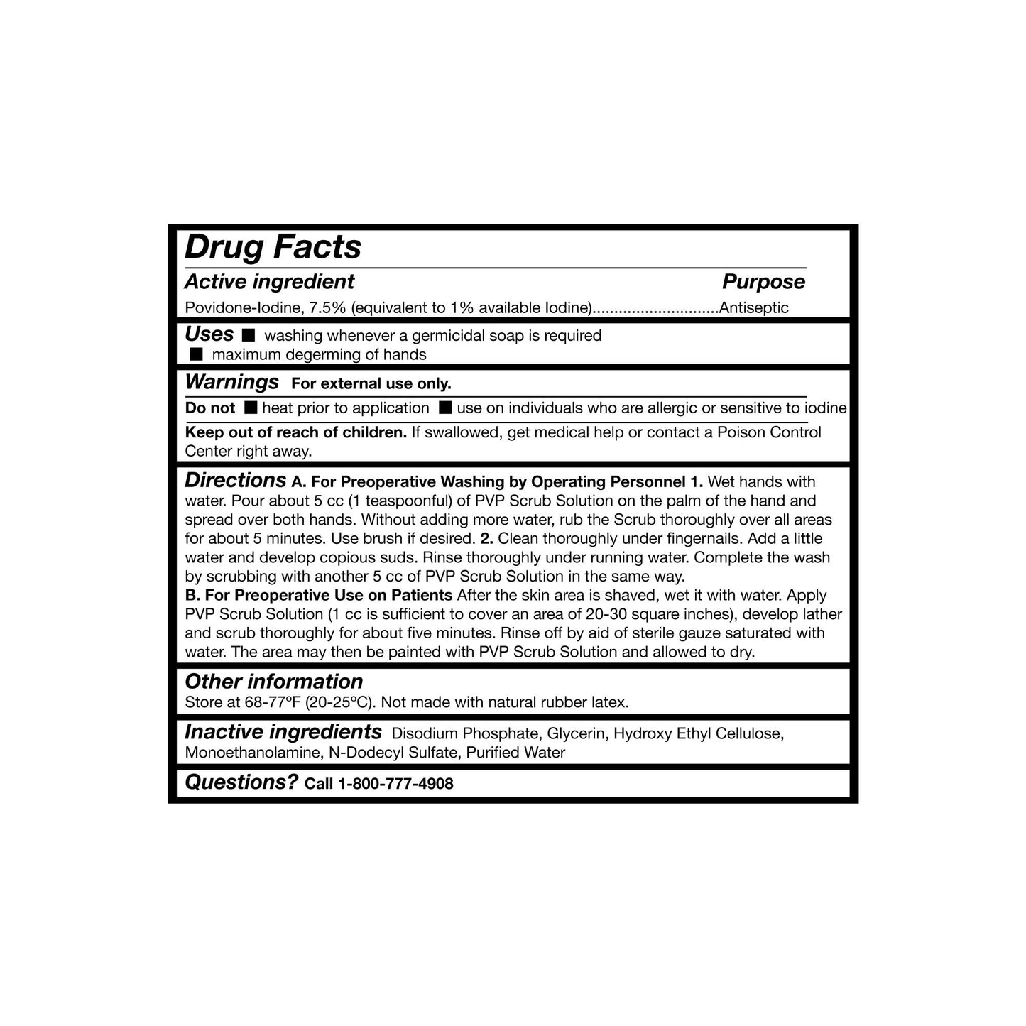 SCRUB, PVP GL (4/CS)