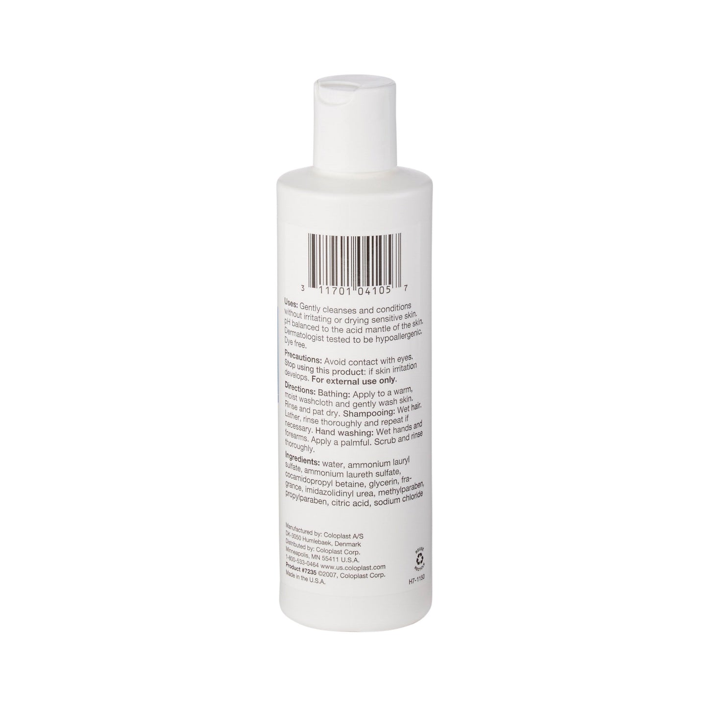 SHAMPOO, GENTLE RAIN SKIN CLEANSER MILD 8OZ