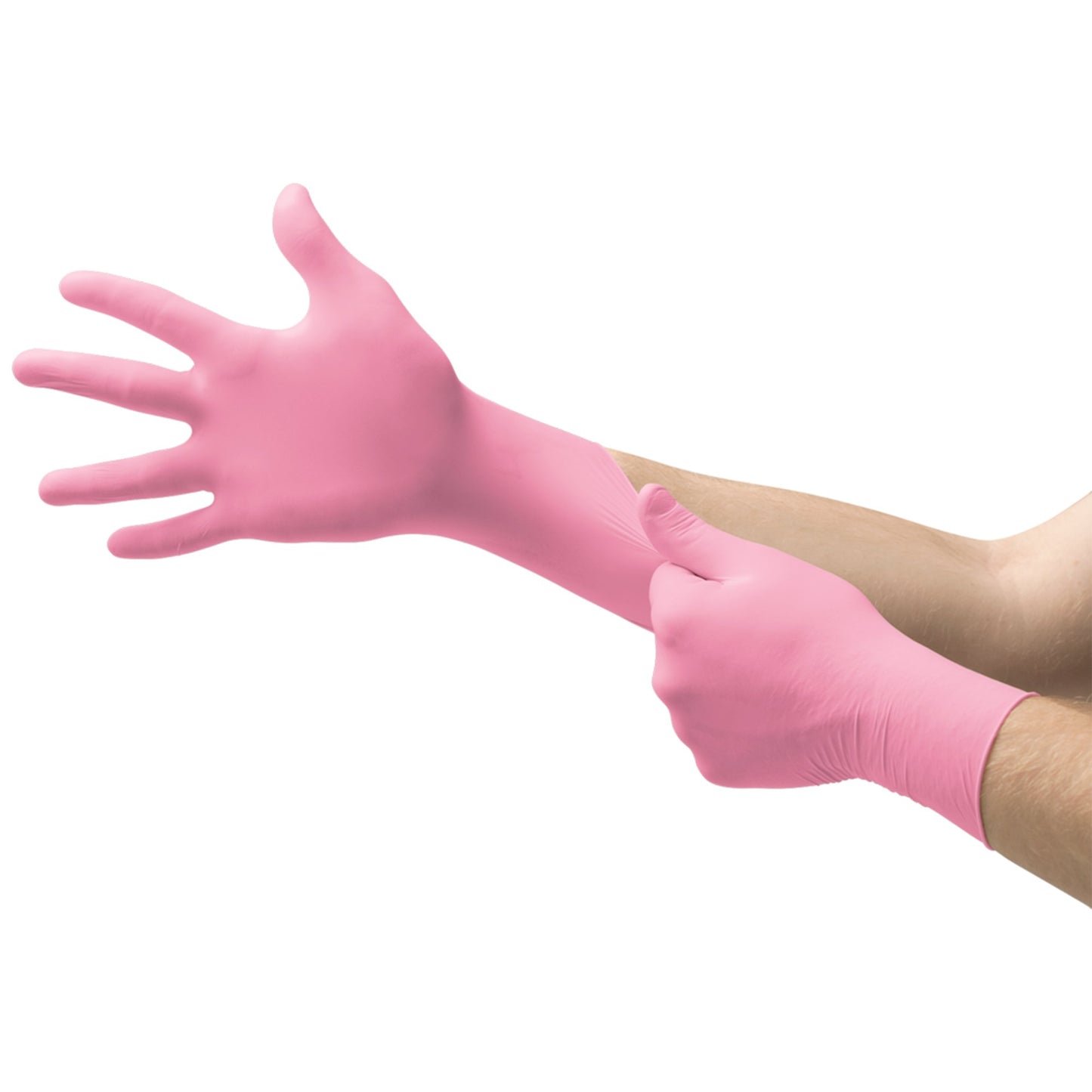 GLOVE, EXAM NTRL LG N/S CHEMO PNK (100/BX 10BX/CS)