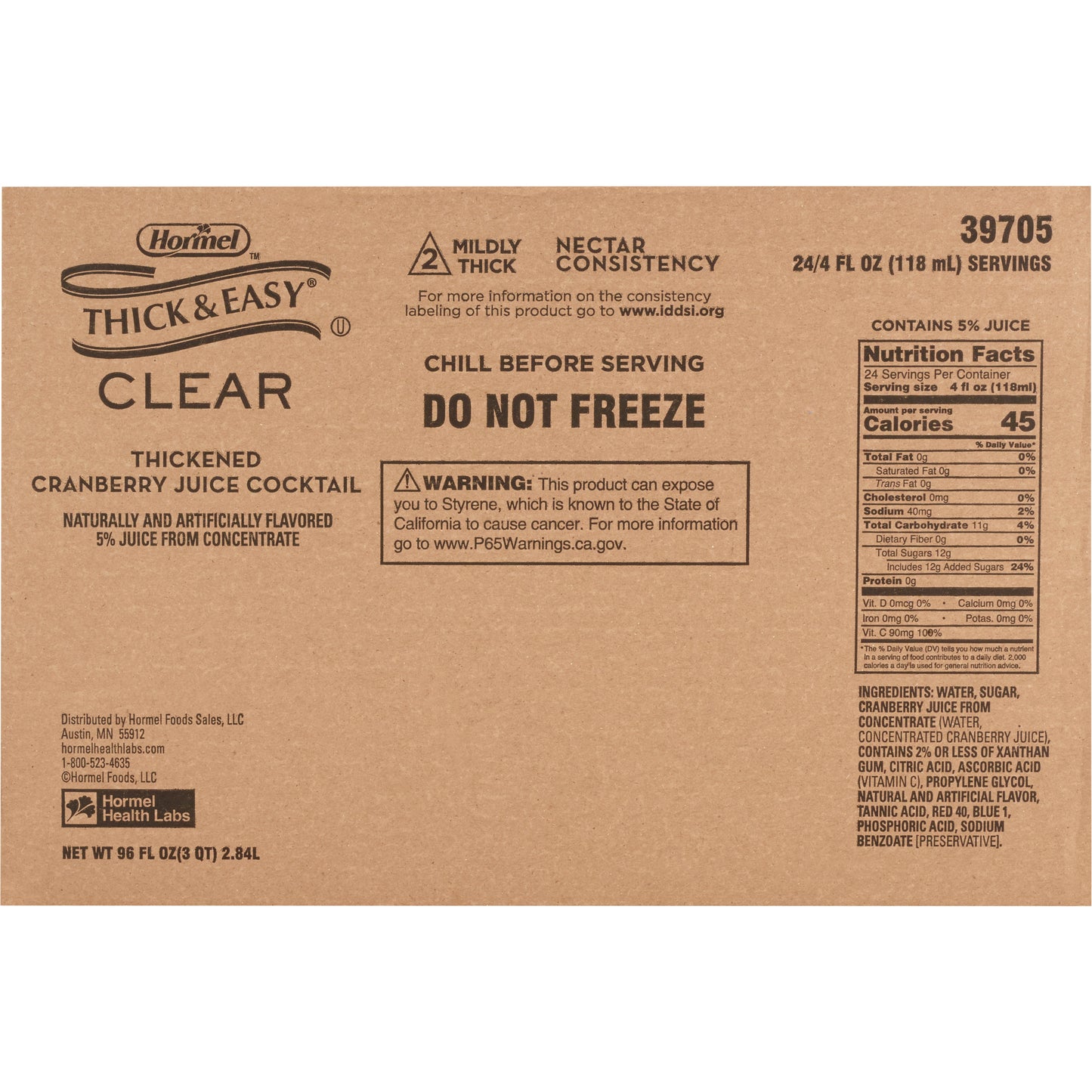 THICK & EASY, JUICE THICKENED CRNBRRY NECTAR 4OZ(2 DMNDCR