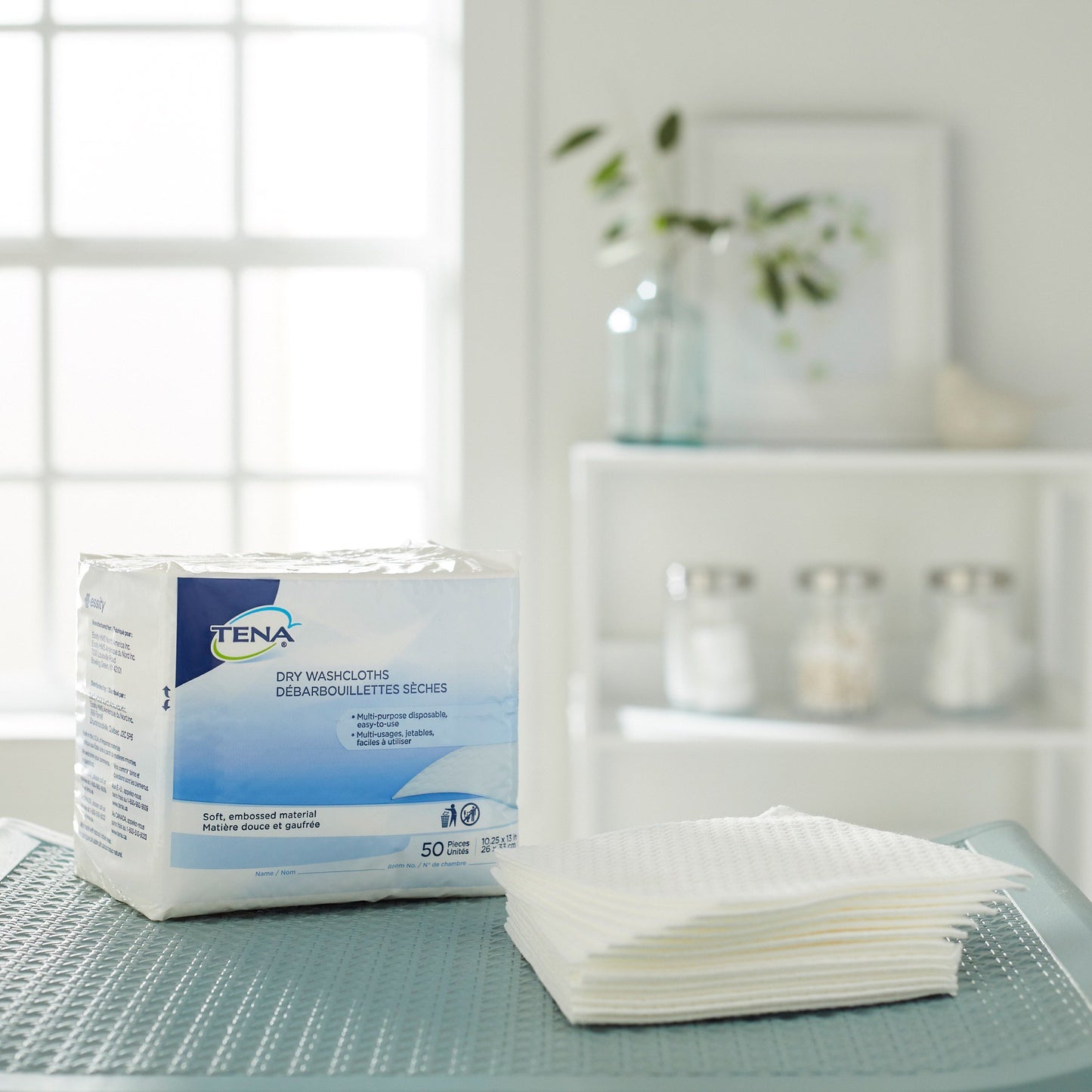 WIPE, DRY TENA 10X13 (50/BG 20BG/CS) SCAPER
