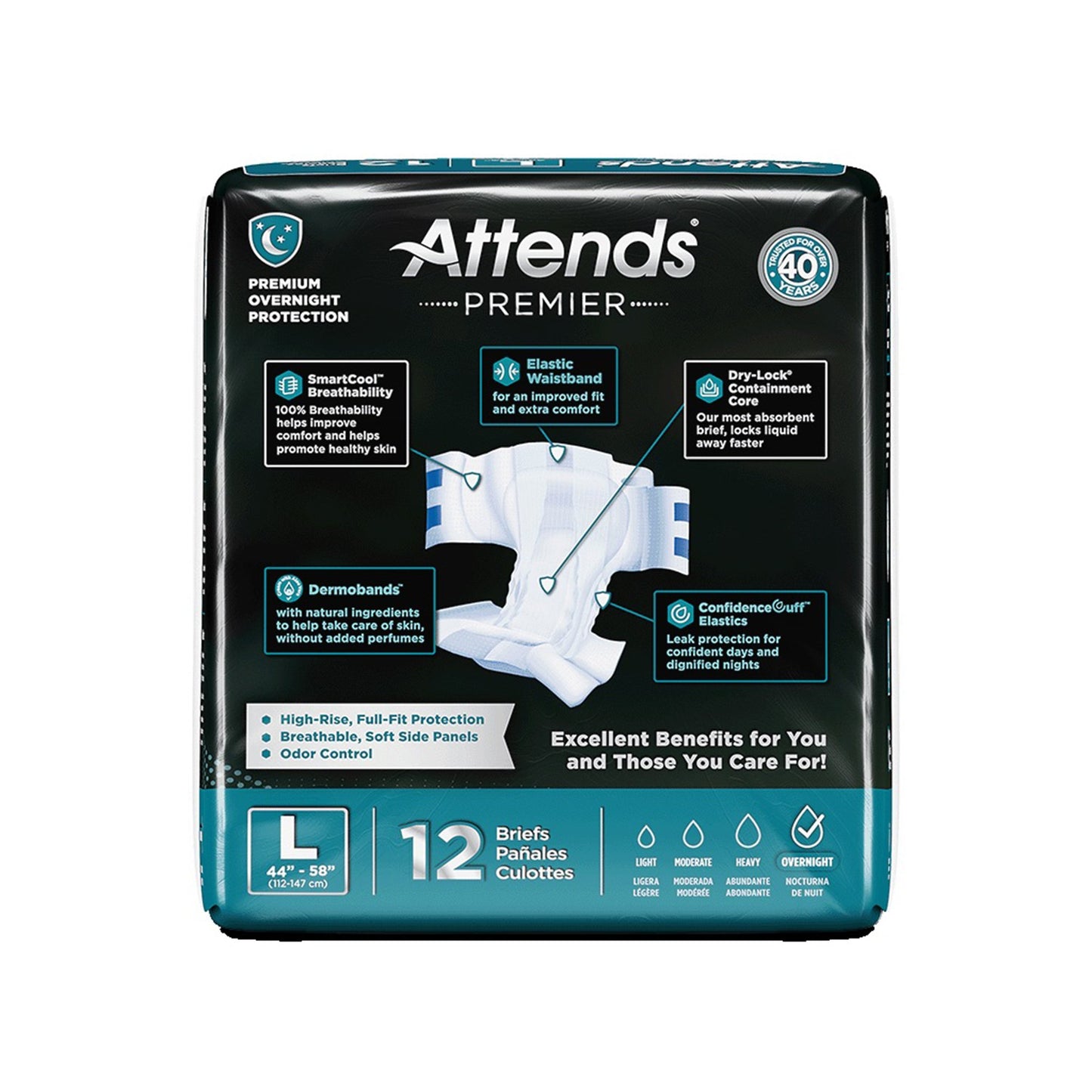 BRIEF, ATTENDS PREMIER LG (12/BG 4BG/CS)
