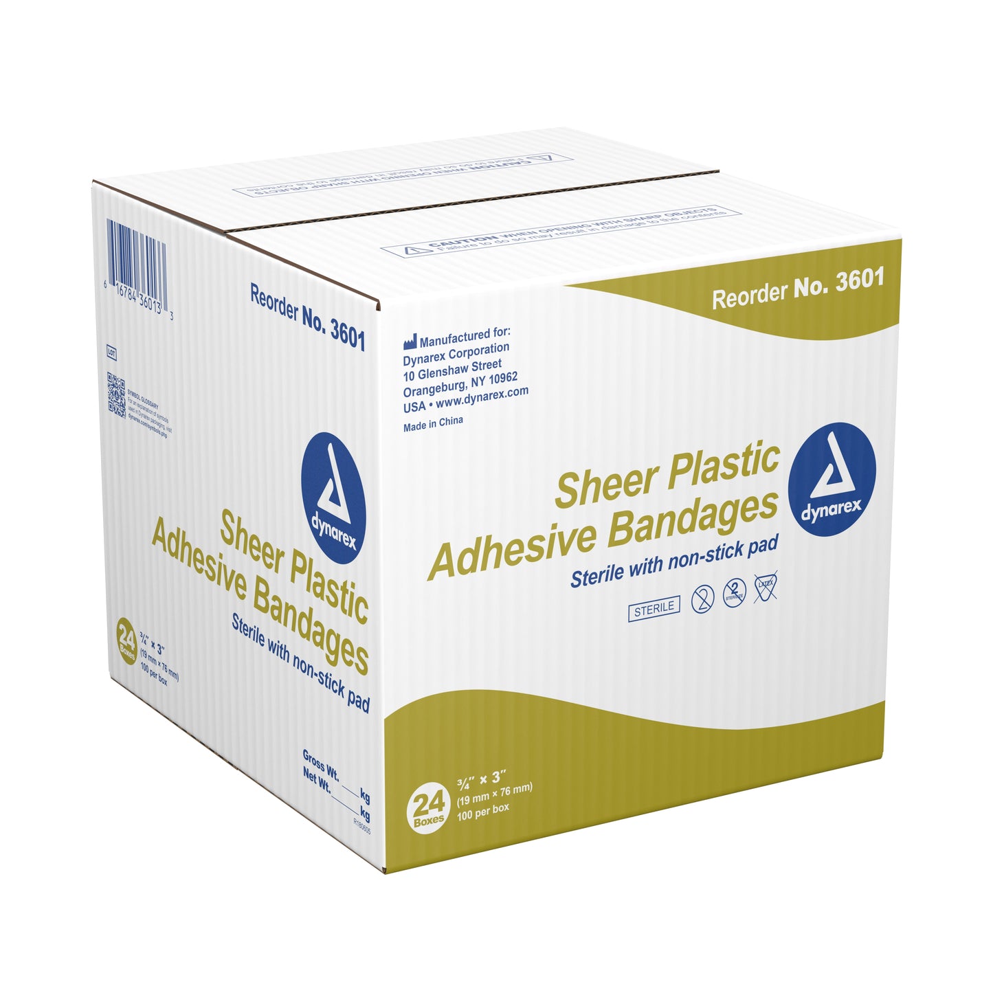 BANDAGE, ADHSV STRIP.75X3 STR (100/BX 24BX/CS)