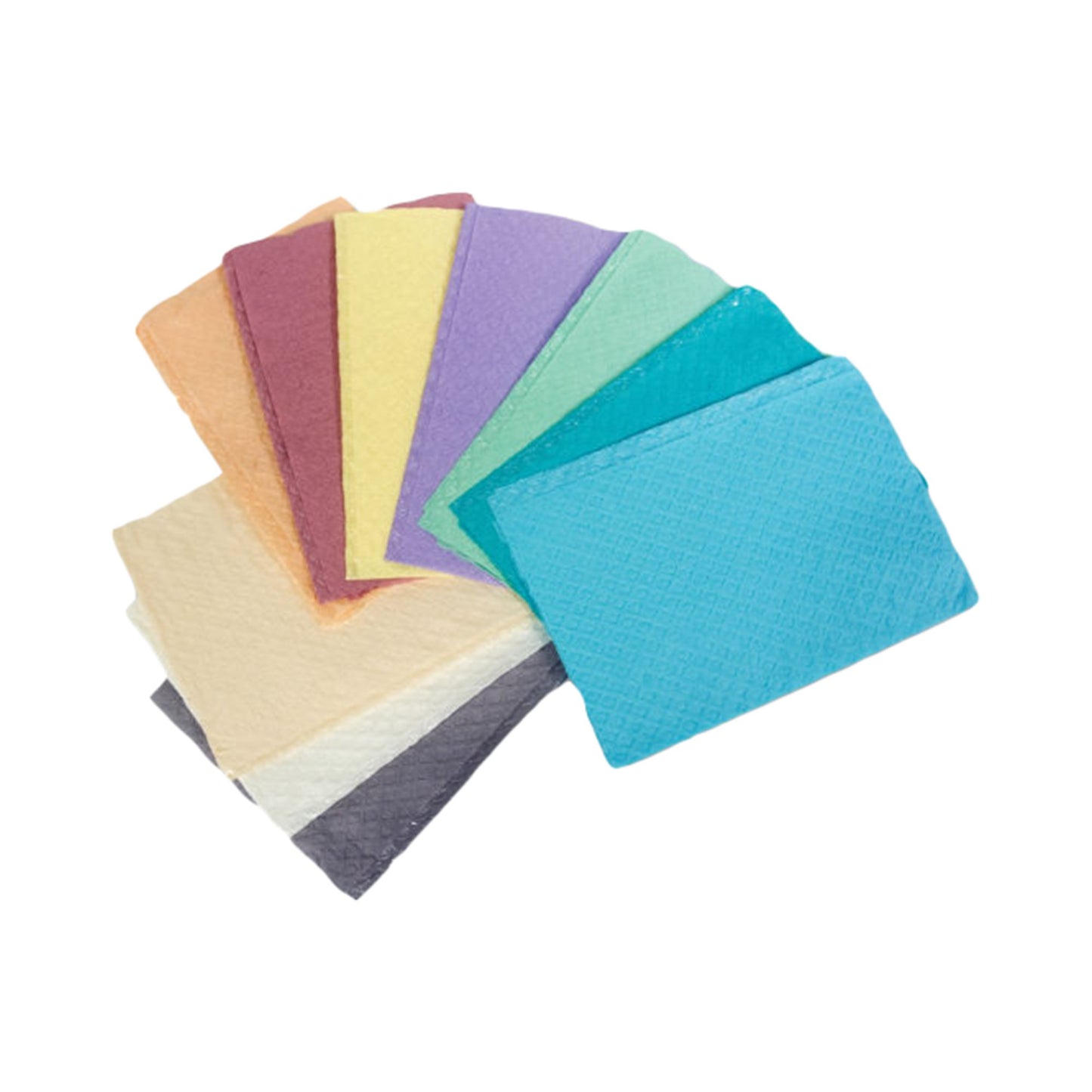 TOWEL, 2PLY/POLY BLU 13X18 (500/CS)