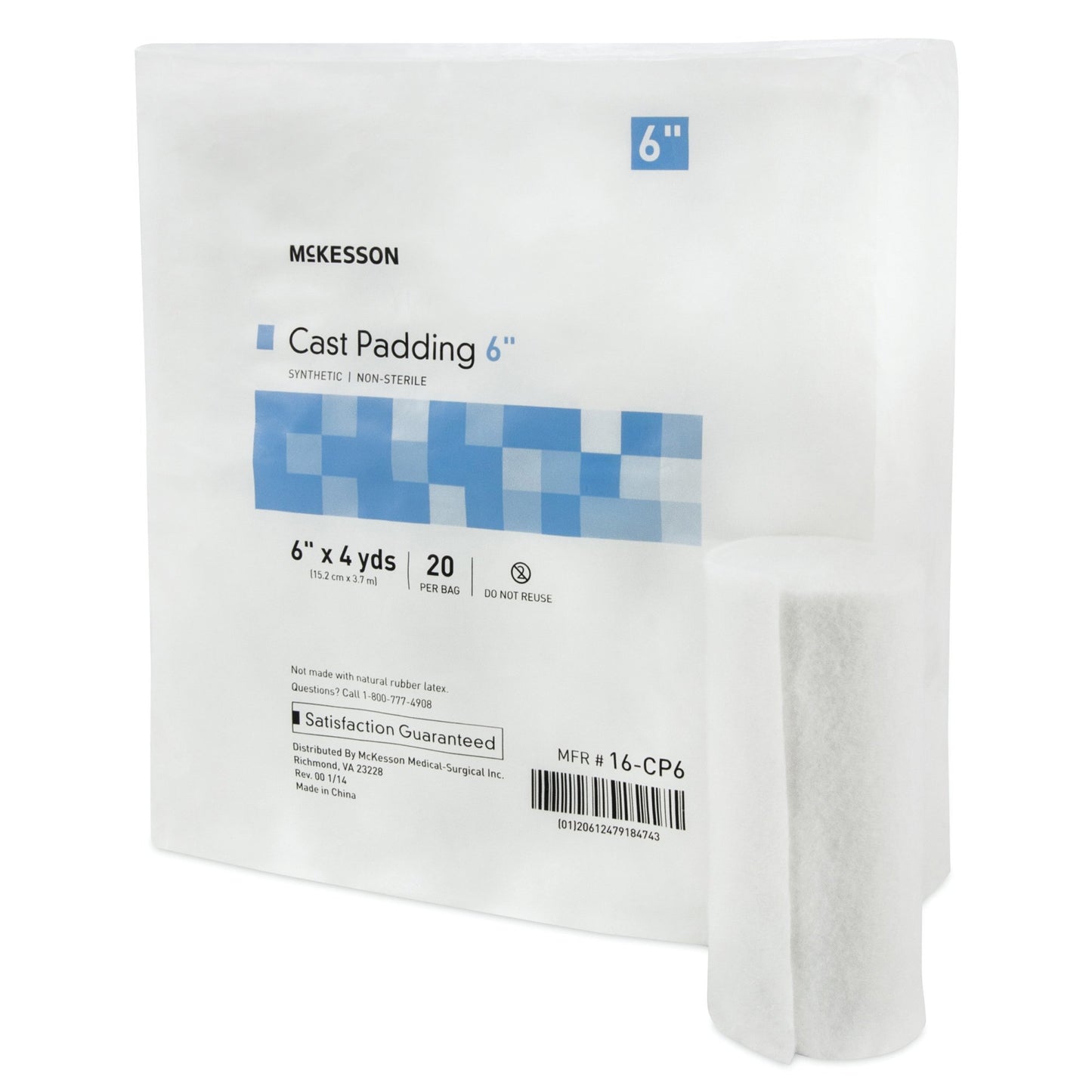 PADDING, CAST SYN 6"X4YDS (20RL/BG 4BG/CS)