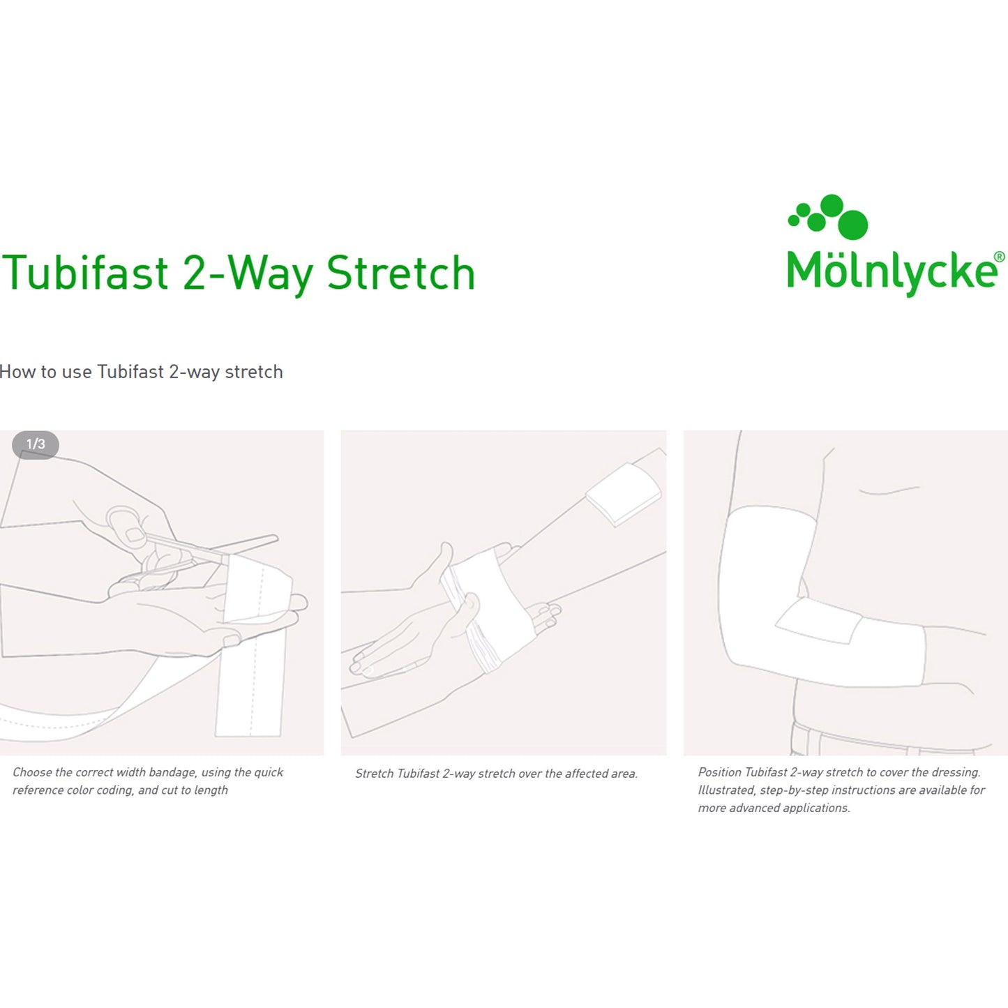 DRESSING, TUBIFAST LG 10M PURP