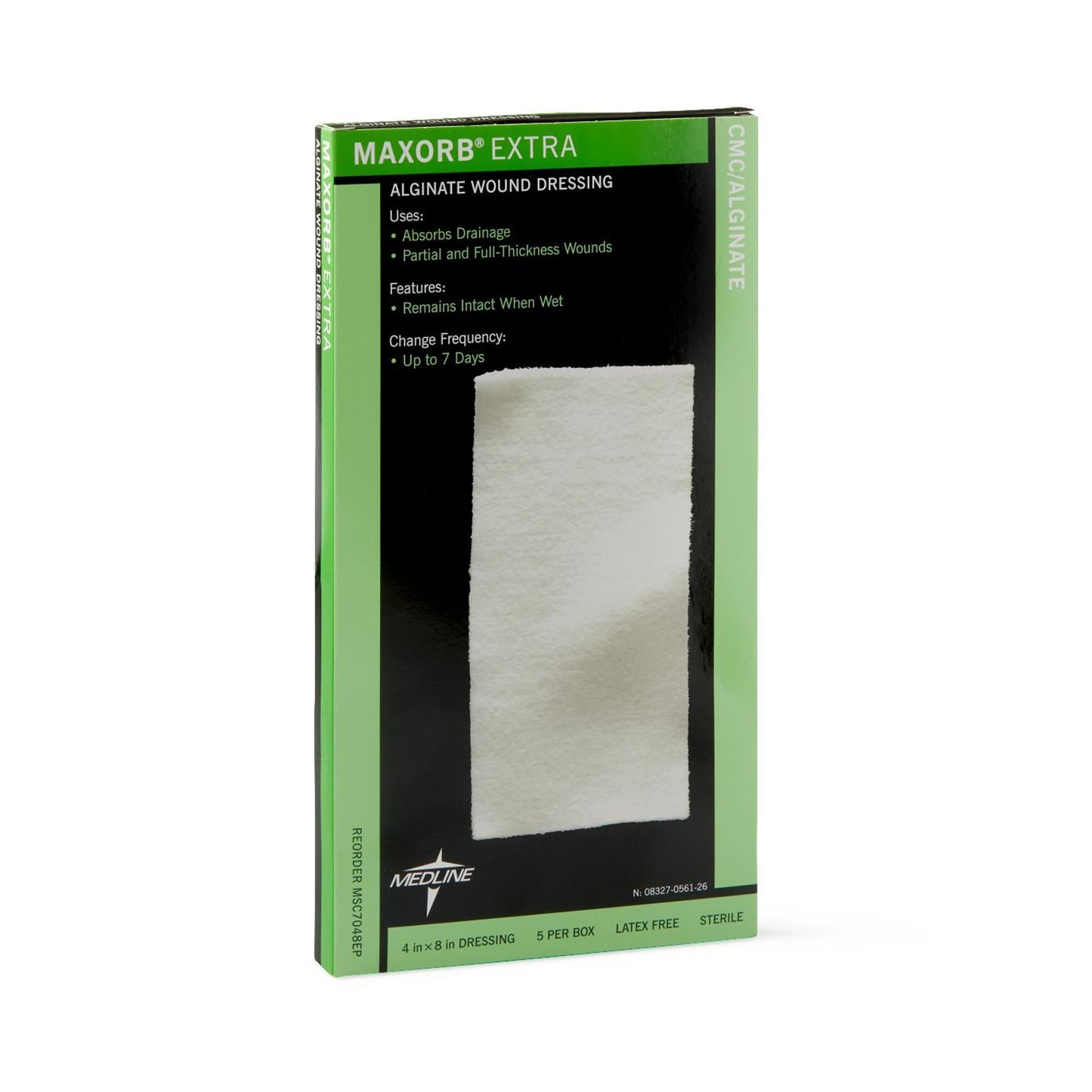 DRESSING, MAXORB X ALGINATE CAL 4X8 (5/BX 10BX/CS)