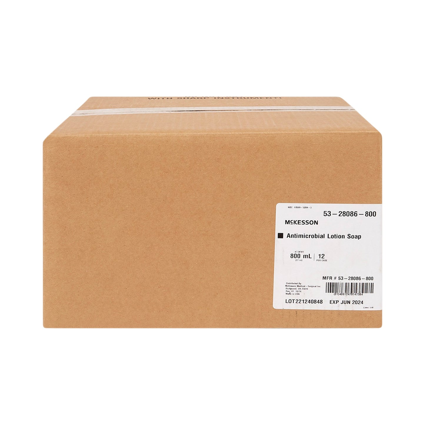 SOAP, HAND ANTIMICROBIAL W/ALOE UNIV 800ML (12/CS)