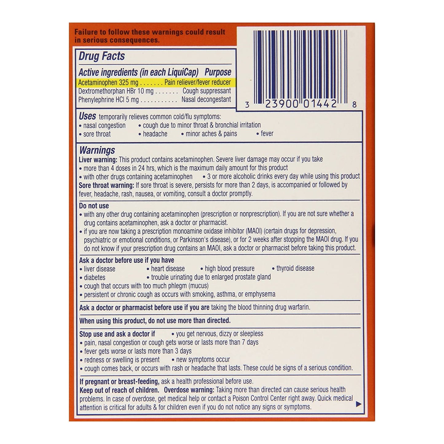 DAYQUIL, LIQUIGEL (16/BX)