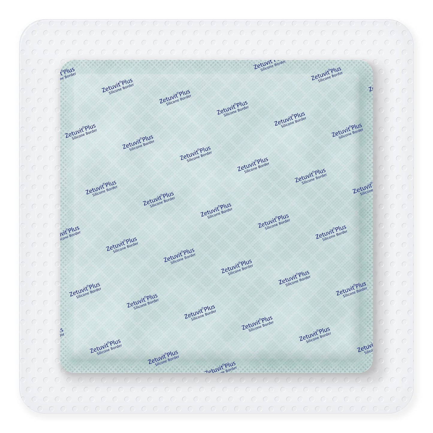 DRESSING, WND ZETUVIT + SAP BRDR SIL ADH 8"X8" (10/BX)