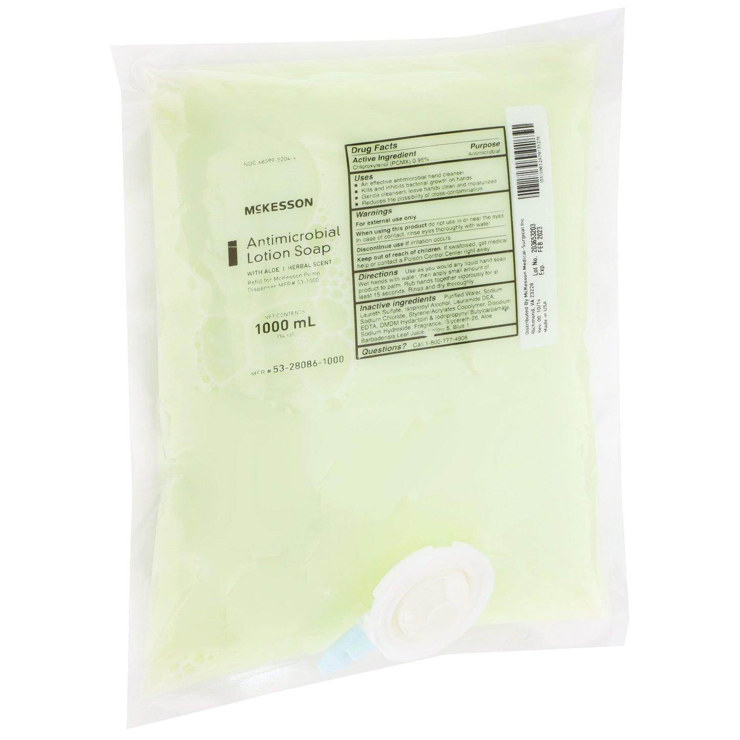 SOAP, ANTIMIC LOTION ALOE DISC1000ML (10/CS)
