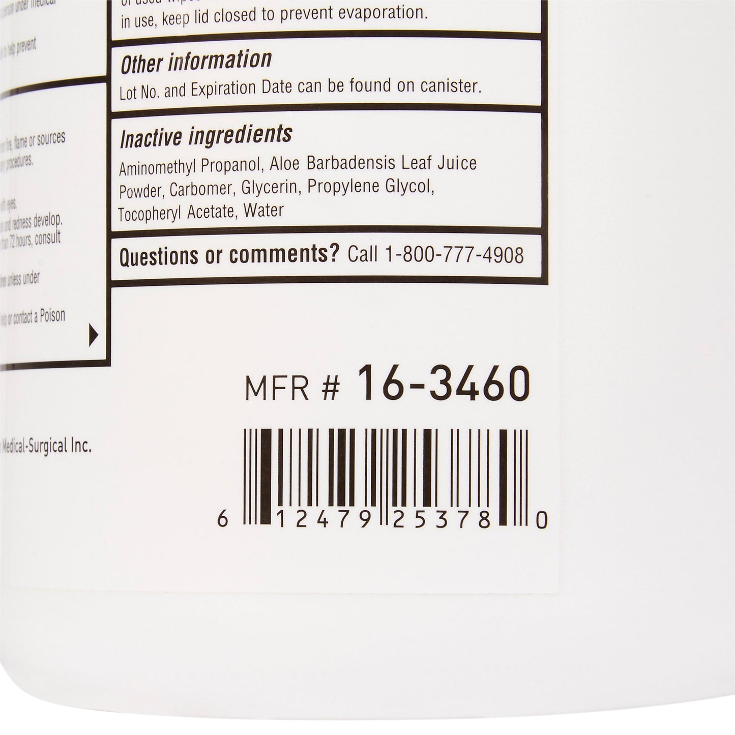 WIPE, SANITIZING HAND (160/CN 12CN/CS)